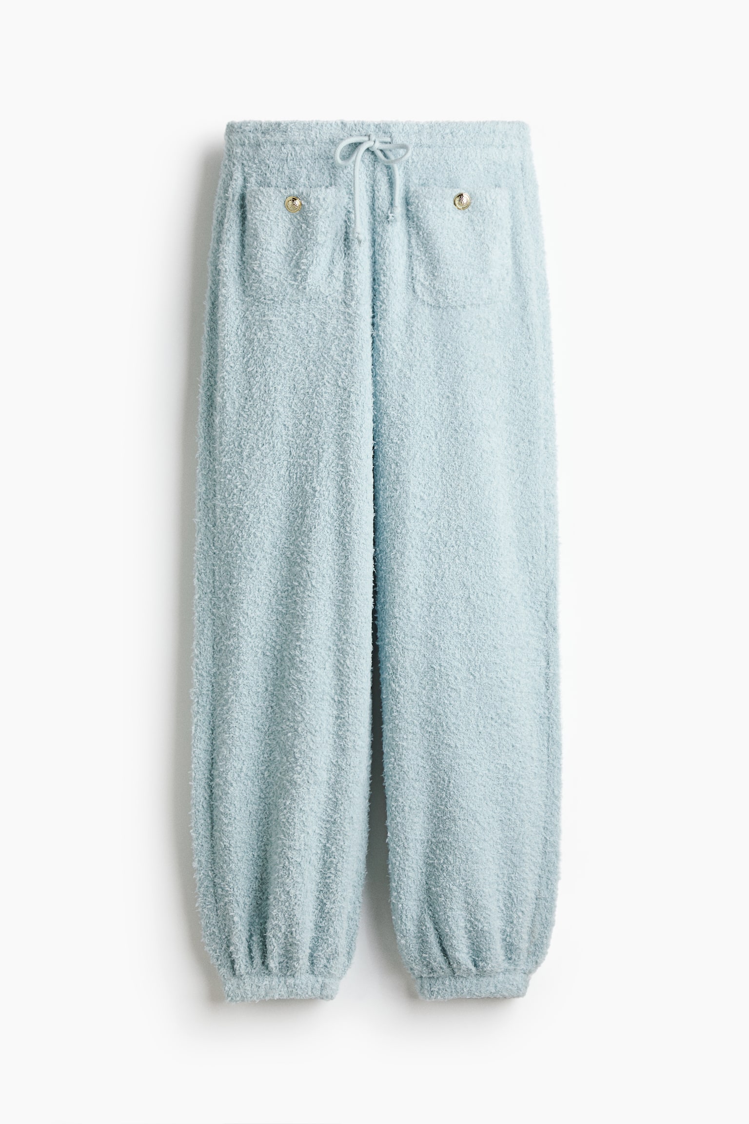 Fluffy sweatpants - Light turquoise - 2