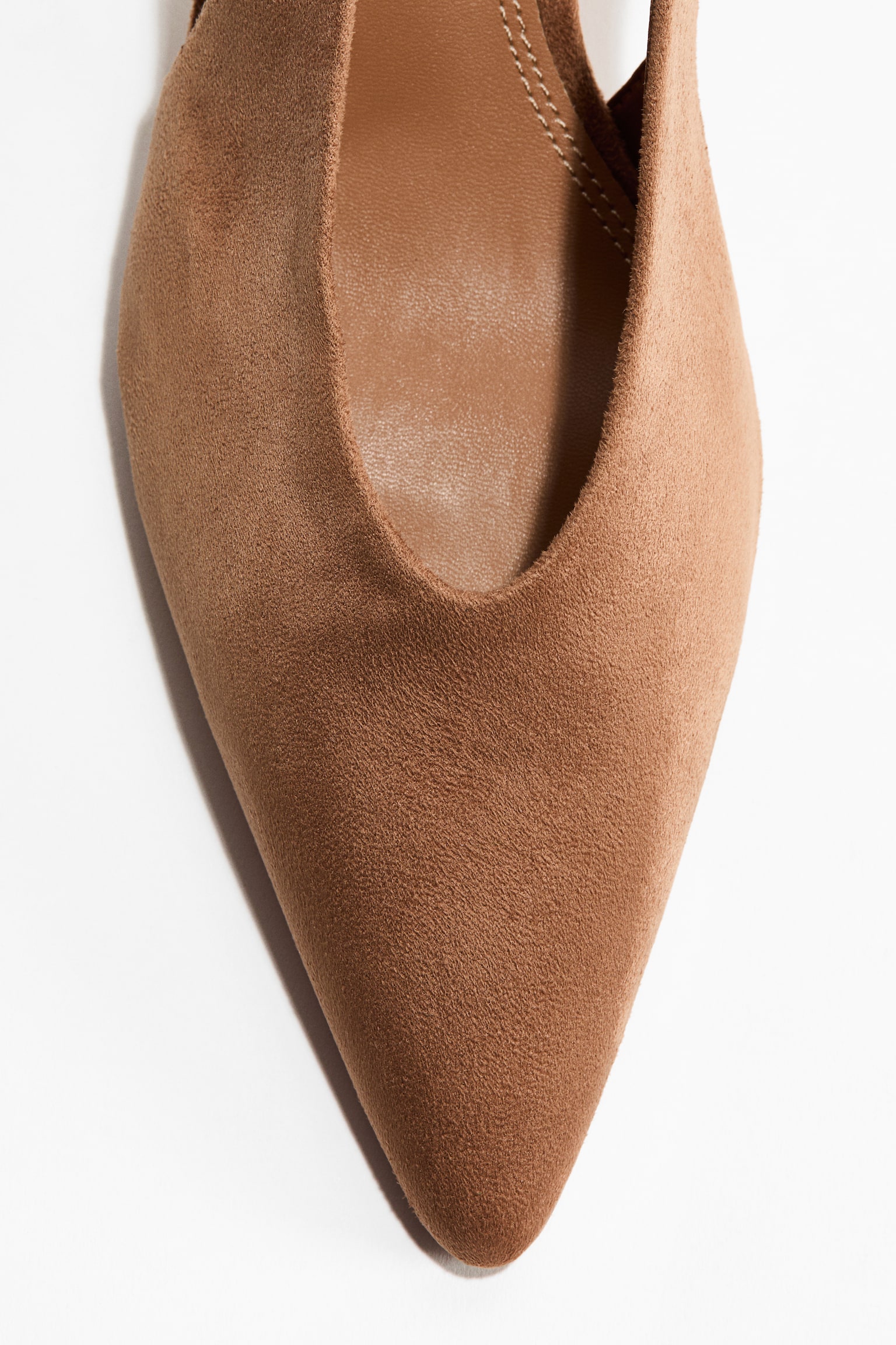 Zapatillas de talón descubierto con tacón kitten - Beige oscuro/Verde caqui oscuro - 2