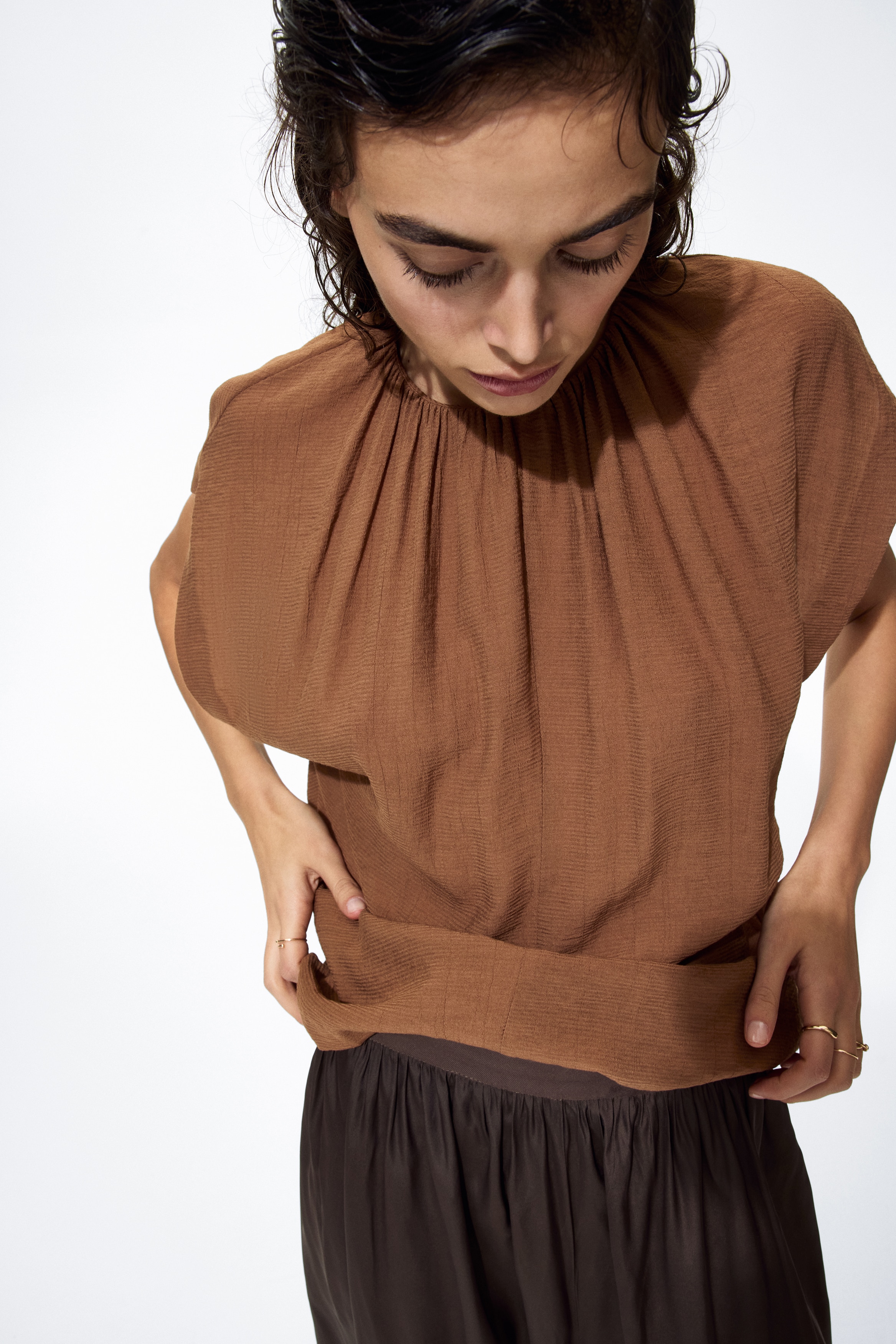 Oversized Gathered Blouse from H&M - $19.99