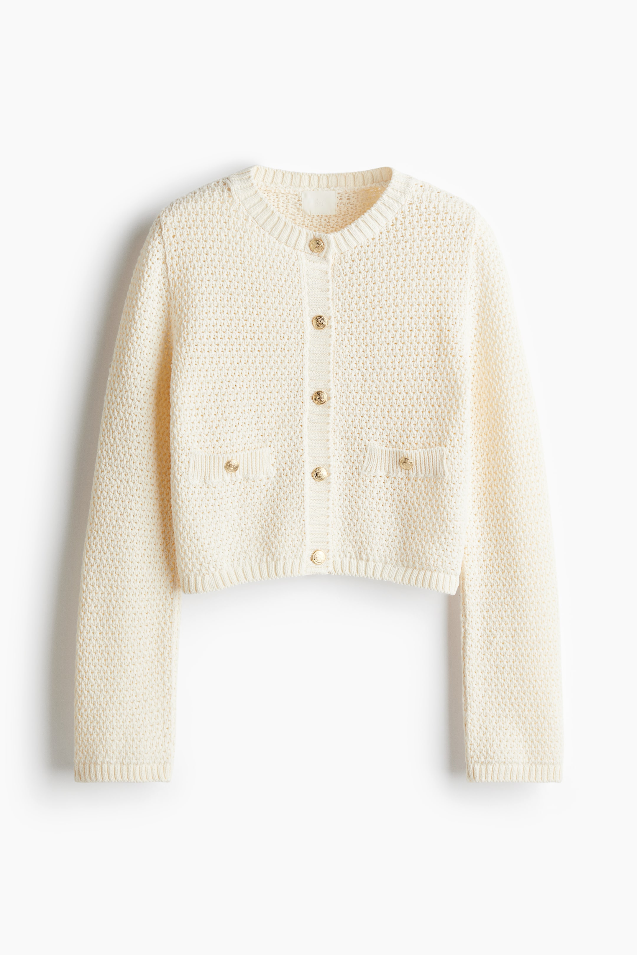 Textured-Knit Cardigan