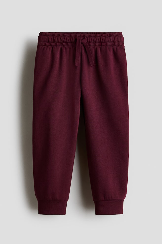 Brushed-Inside Joggers - Dark red/Black/Navy blue/Light gray melange/Dark blue/Green/Beige/Dusty blue/Dark turquoise/dinosaurs - 1