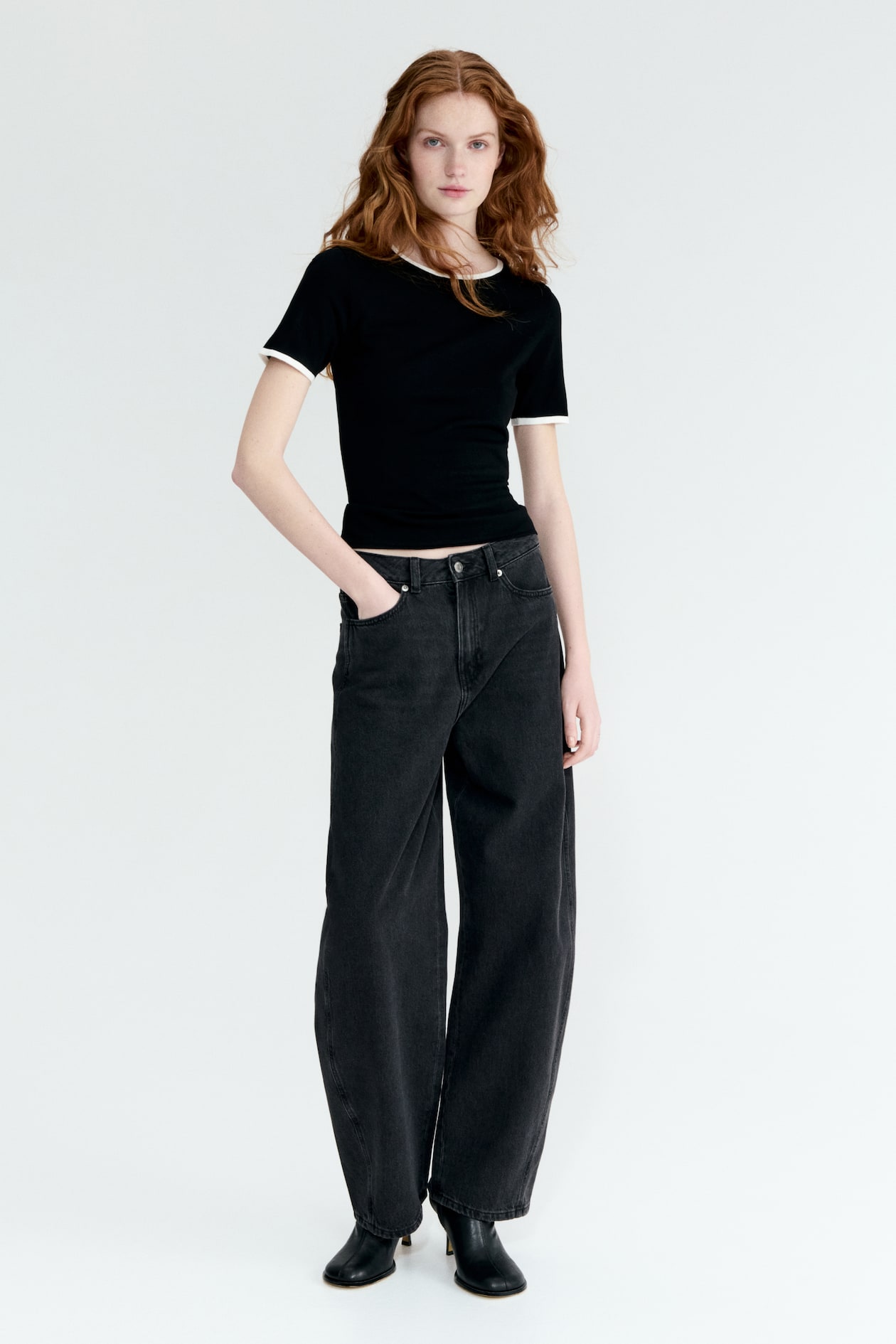 Fine-Knit T-Shirt