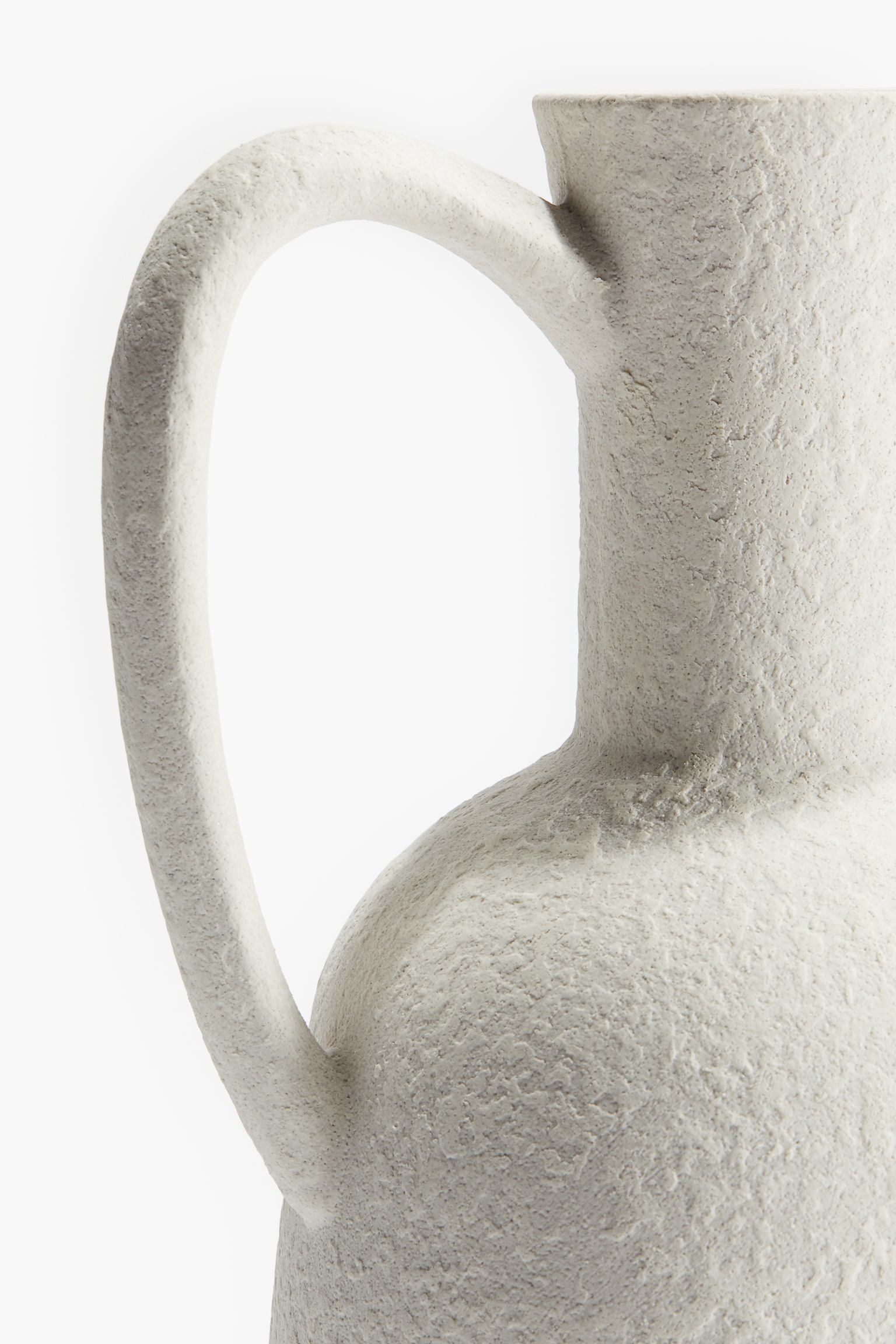 Terracotta vase - White - 3