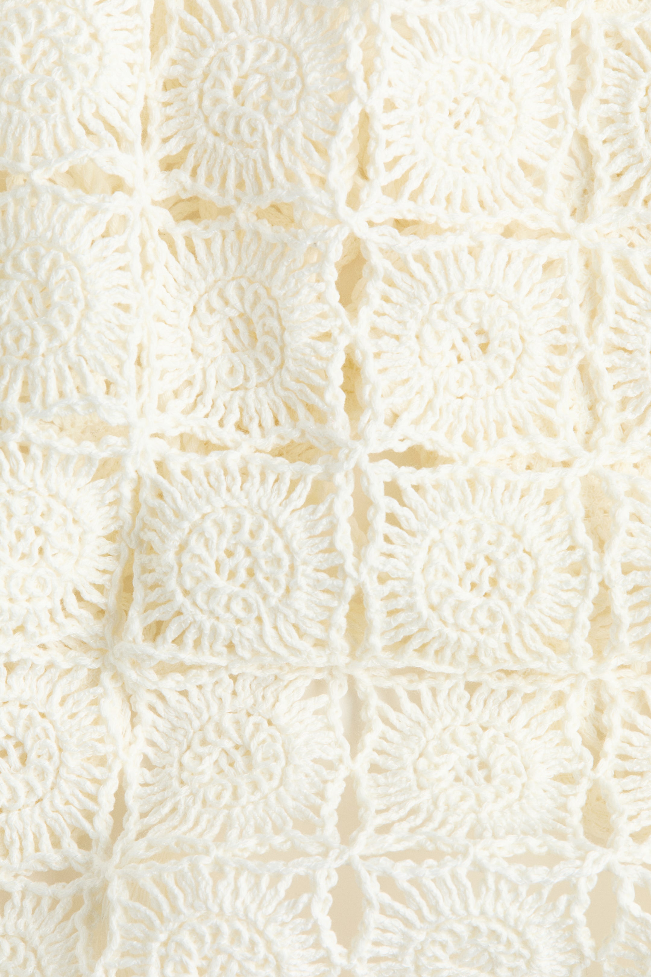 Crochet-Look Sleeveless Top