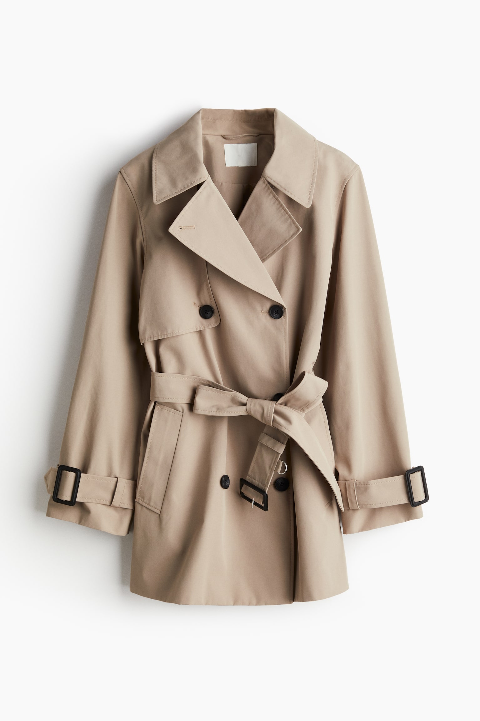 Short trench coat - Beige - 2