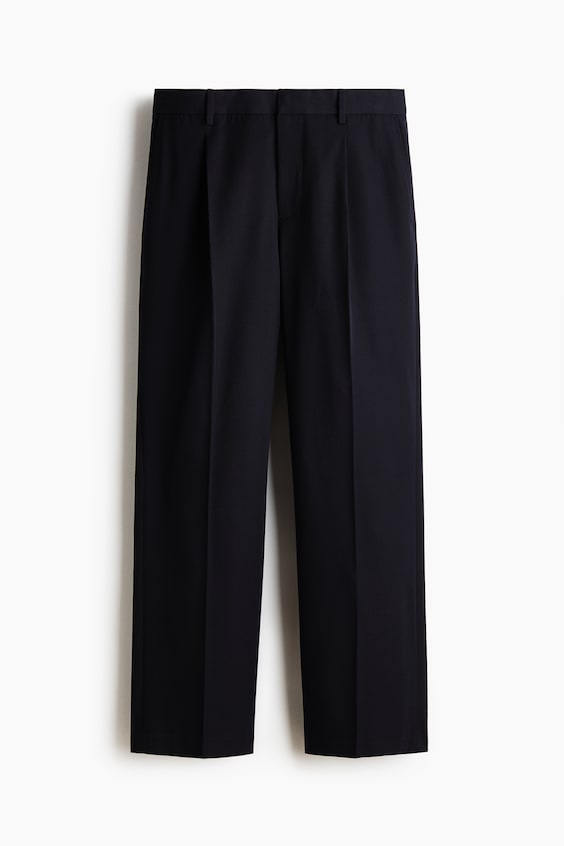 Мужские брюки H&M Relaxed-Fit Wool-Blend Tailored Pants