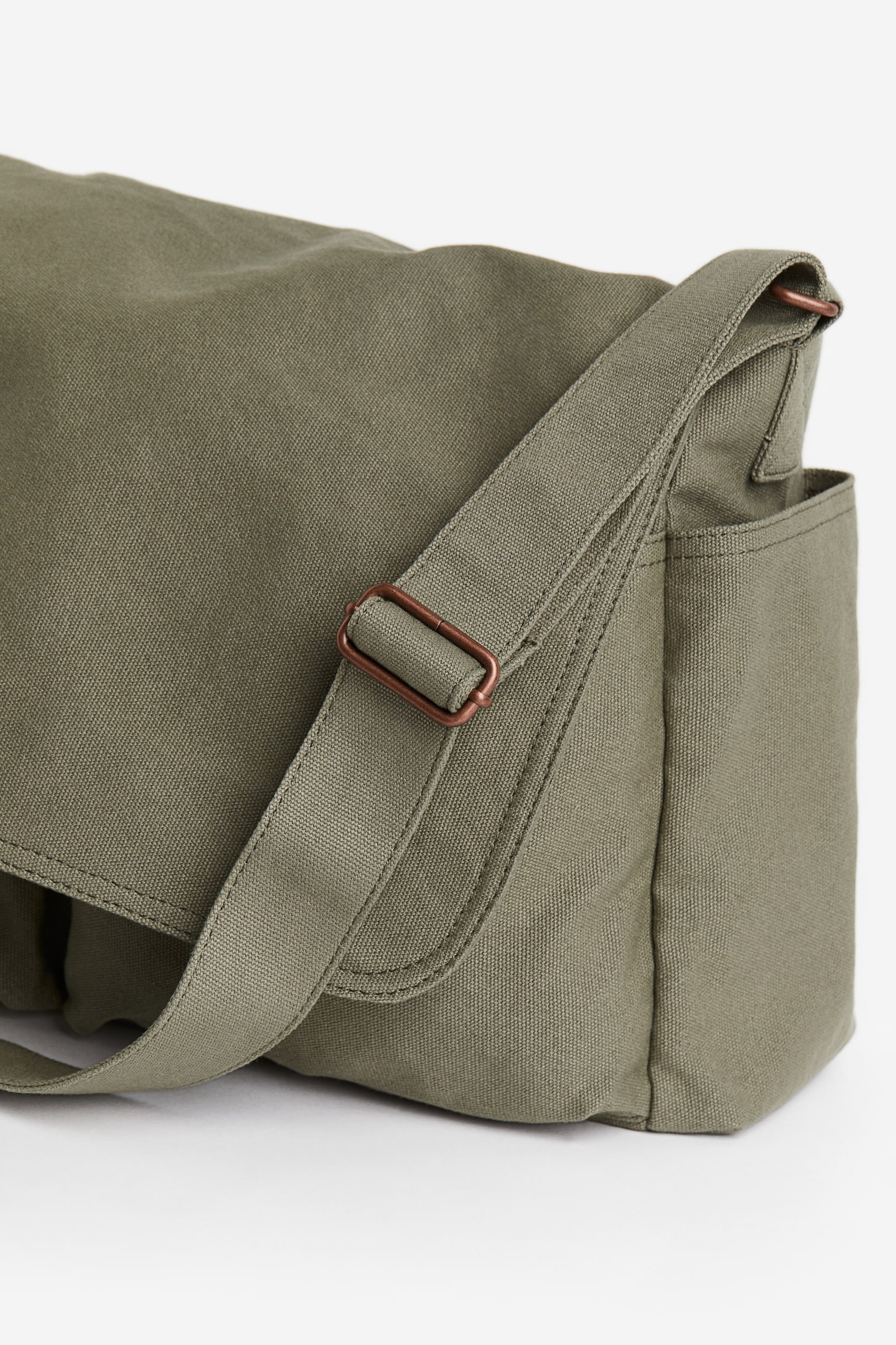 Messenger Bag - Khaki green/Black - 3