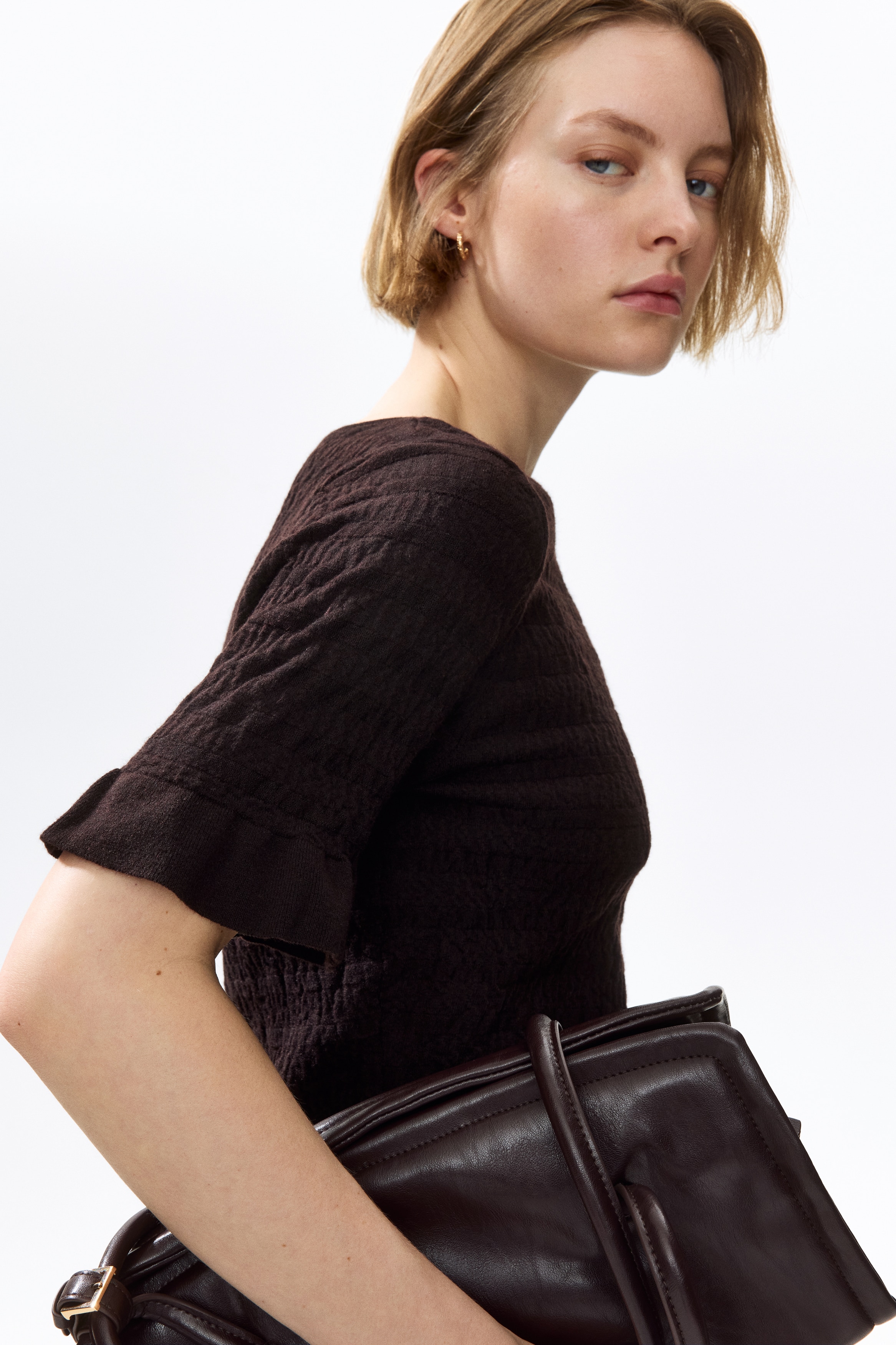 Top en punto con textura