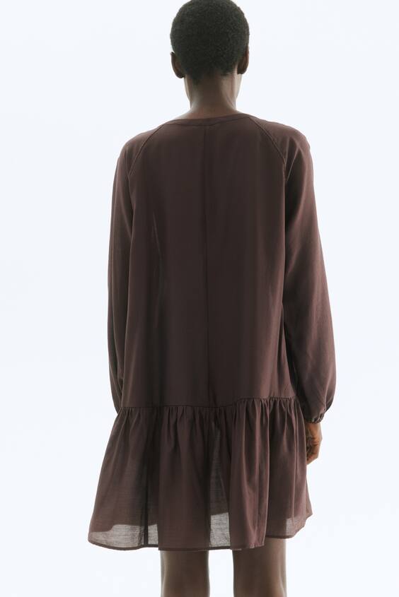 H&M Orange Sleeveless Tunic Dress - M main image 1