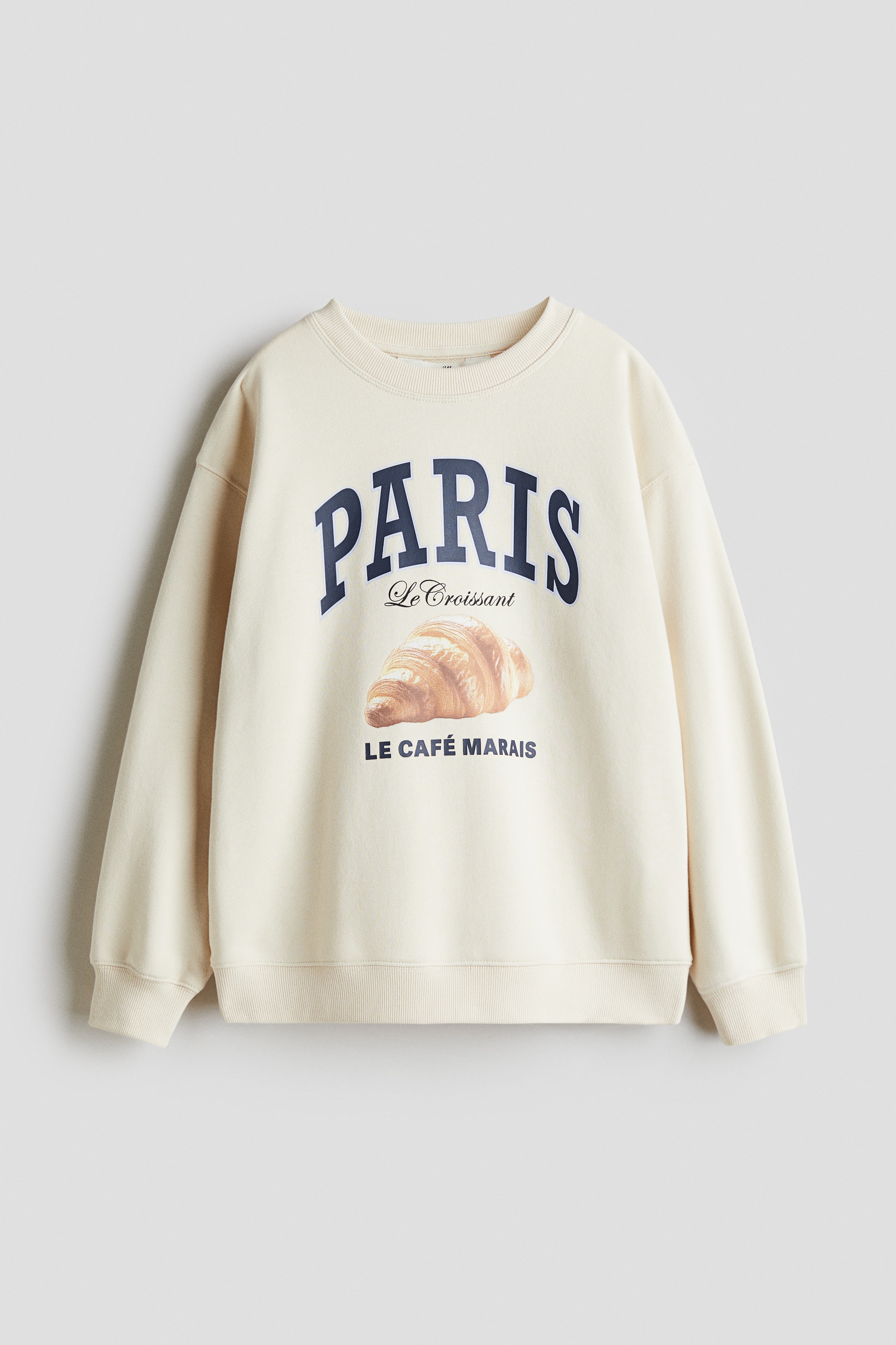 Print Sweater - Cream/Paris/Navy blue/Teddy bear/Red/New York/Dark red/Belles/Dark green/California/White/Black stripe