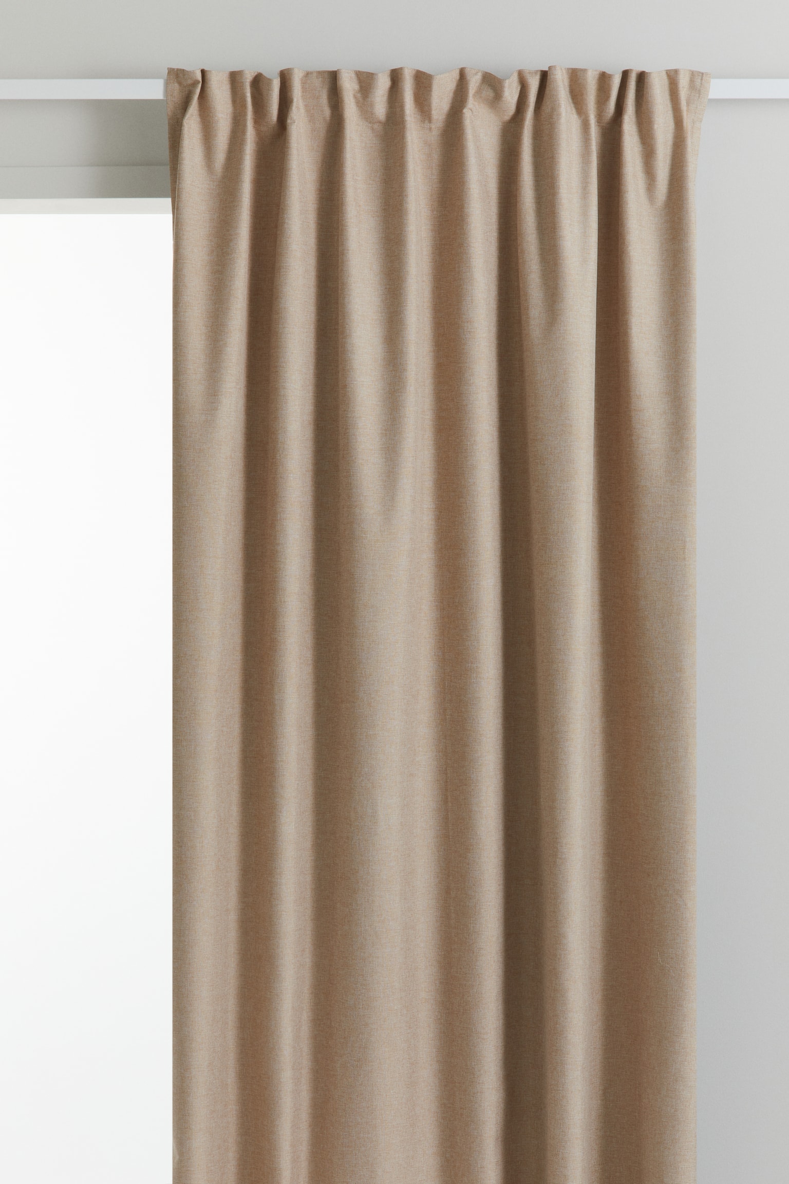 2-pack blackout curtain lengths - Beige/Grey - 1