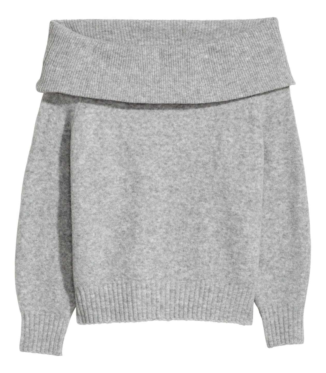 Pull épaules nues - Gris - FEMME | H&M BE