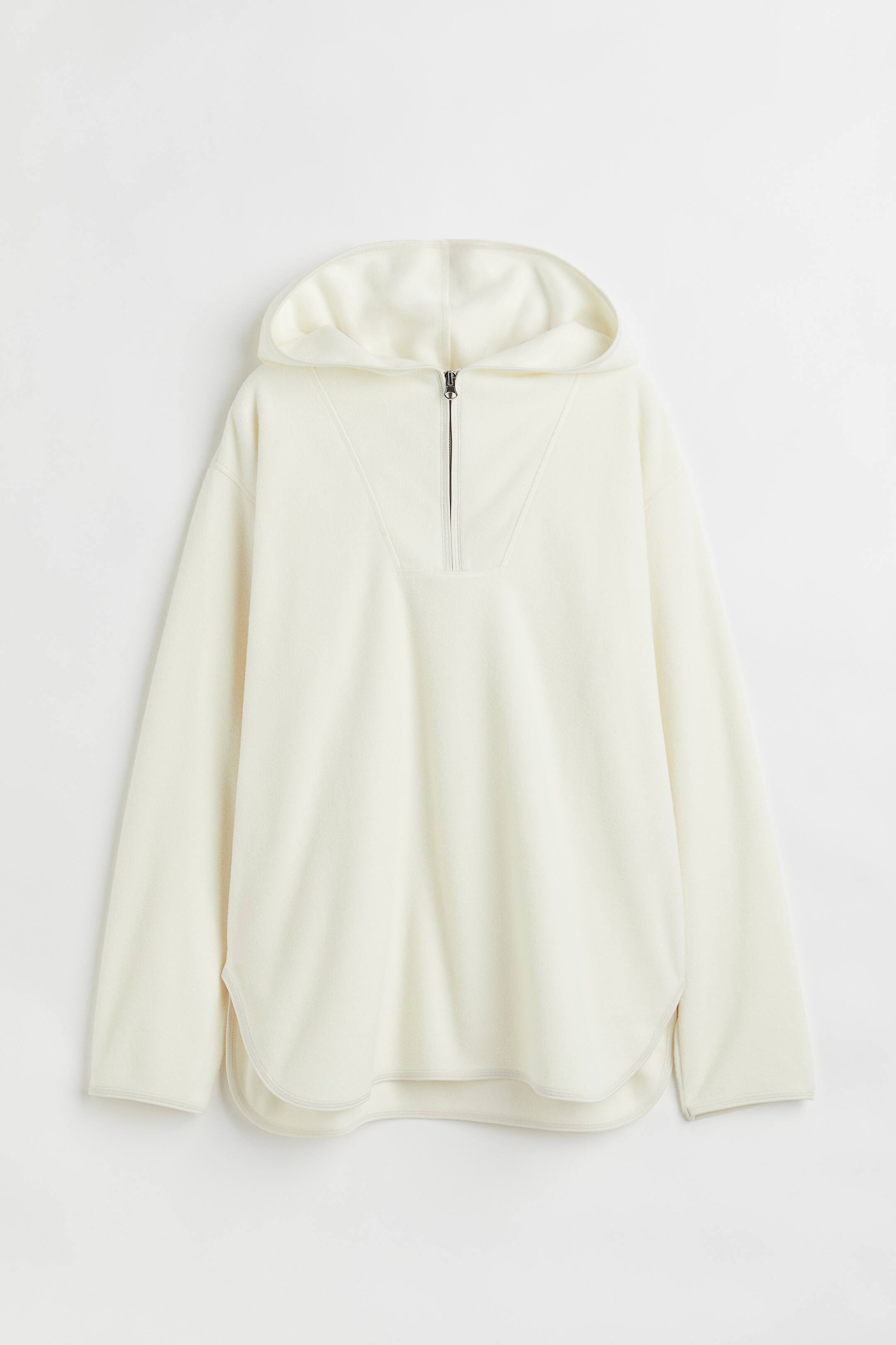 查看大圖: 絨毛連帽上衣 - 天然白色 - Ladies | H&M 1