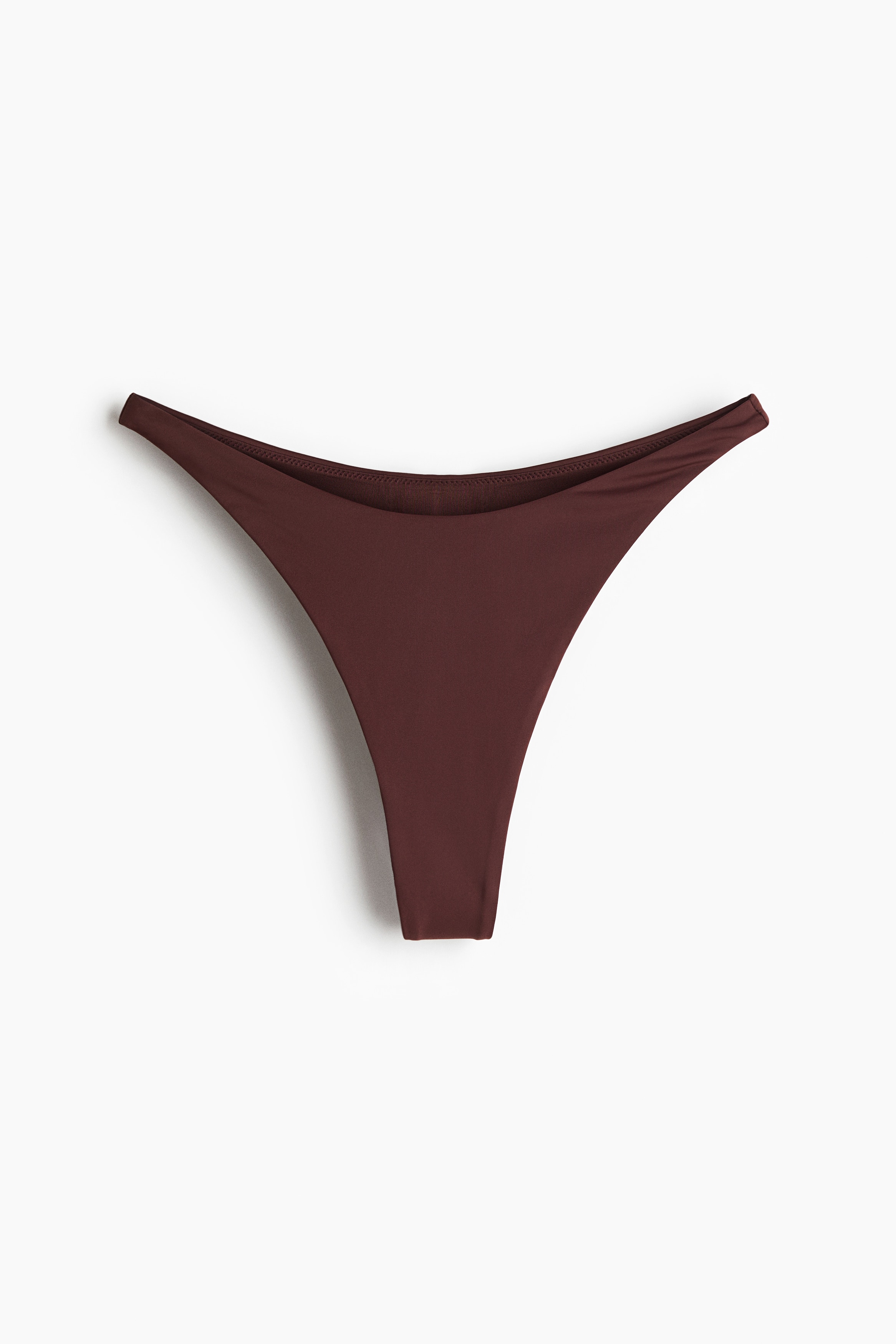 Brazilian Bikini Bottoms - Dark brown/Cream