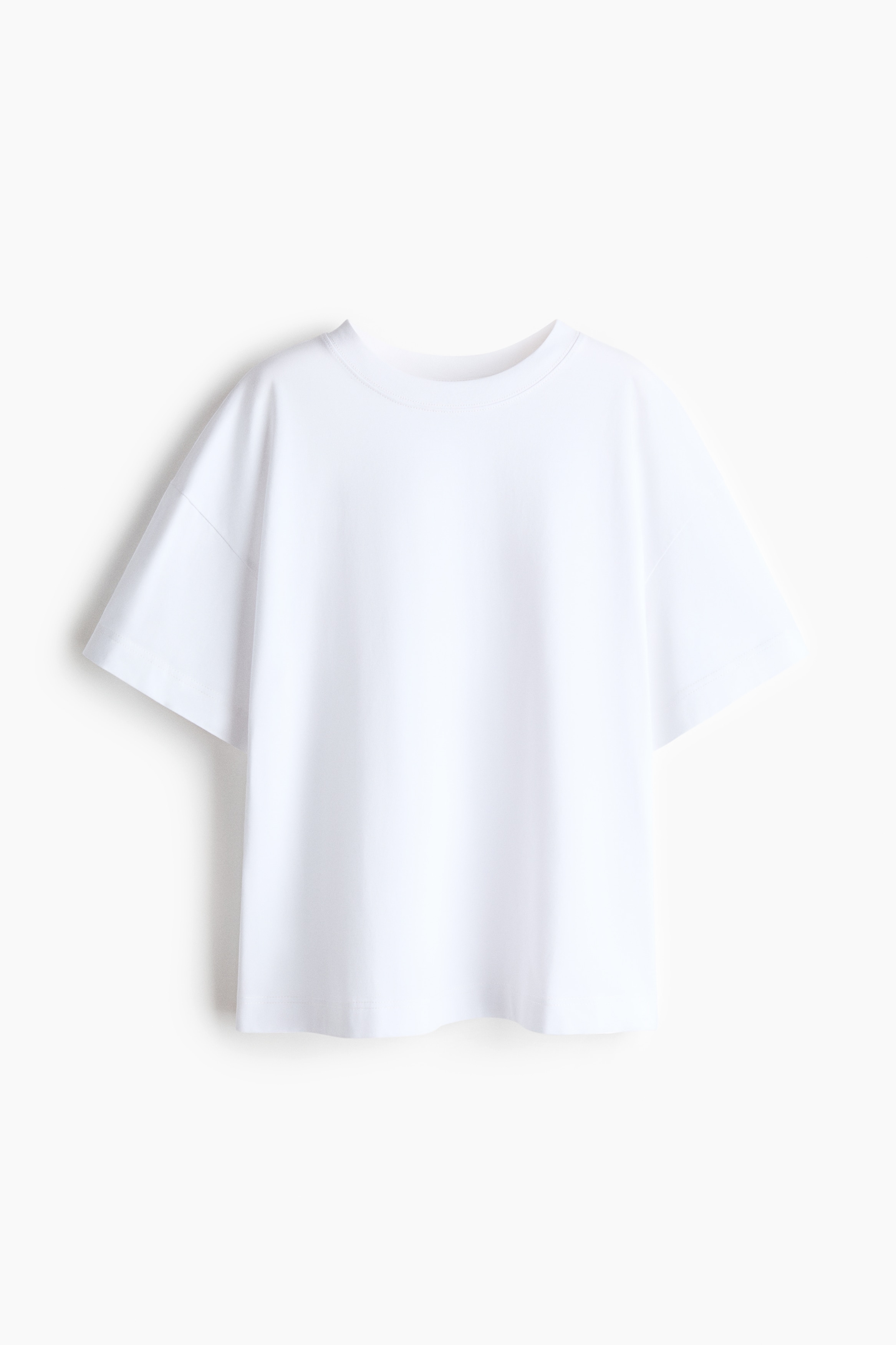 T-shirt oversize - Blanc/Noir
