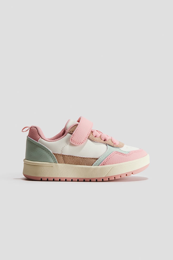 Sneakers - Rose/bleu clair/Rose clair/imprimé léopard/Crème/rose clair - 1