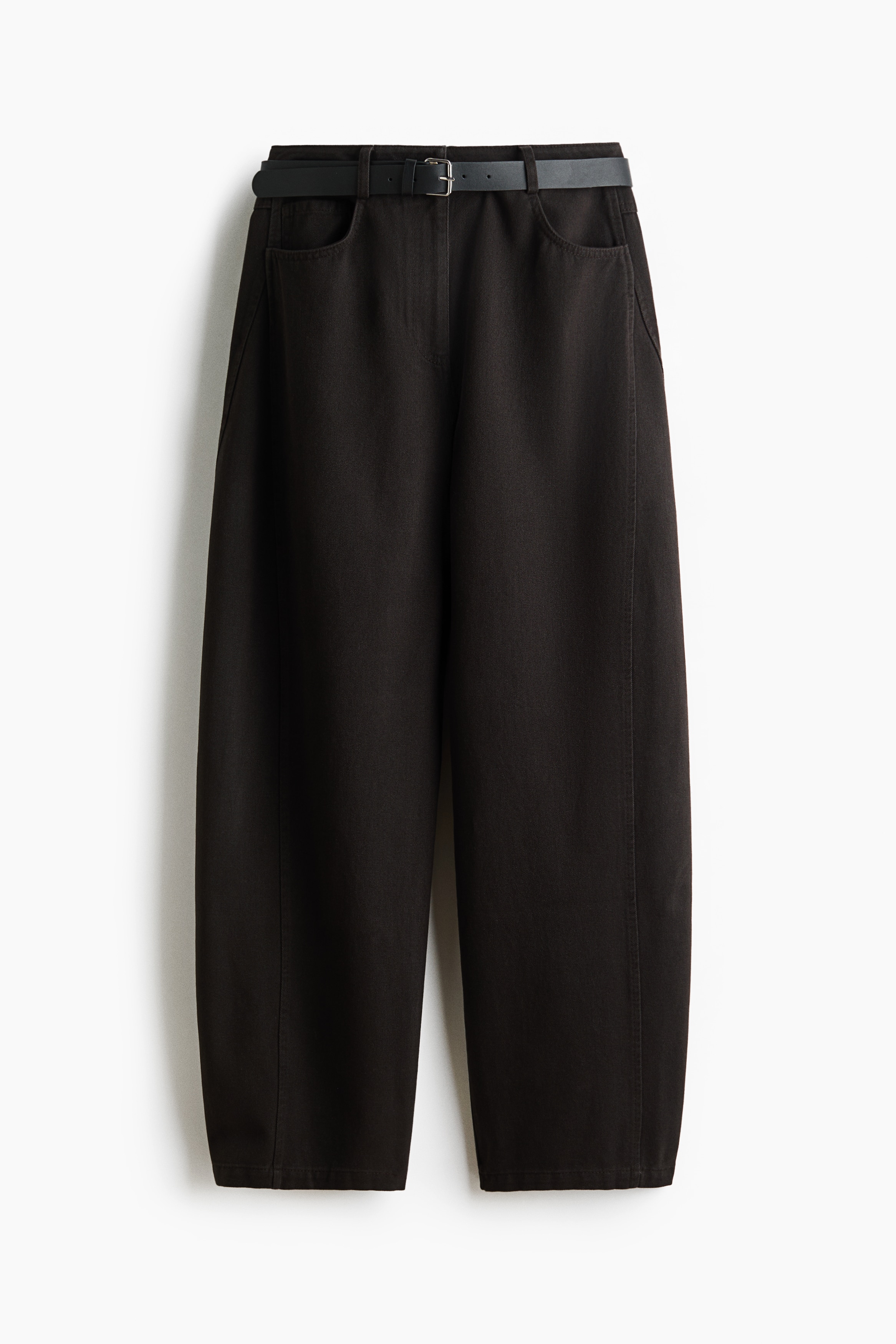 Barrel High Waist Jeans - Black