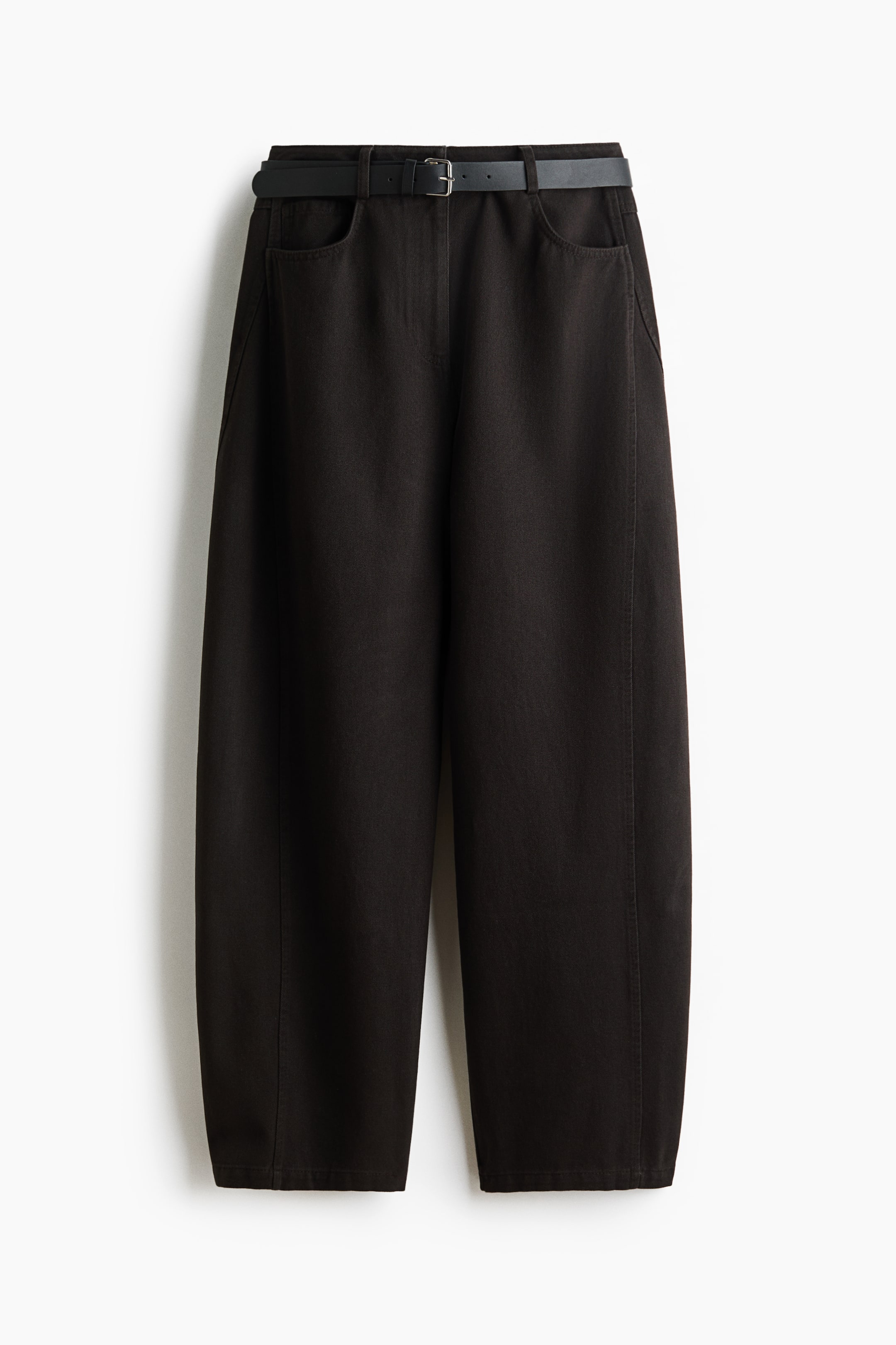 Barrel-Leg High-Waist Jeans