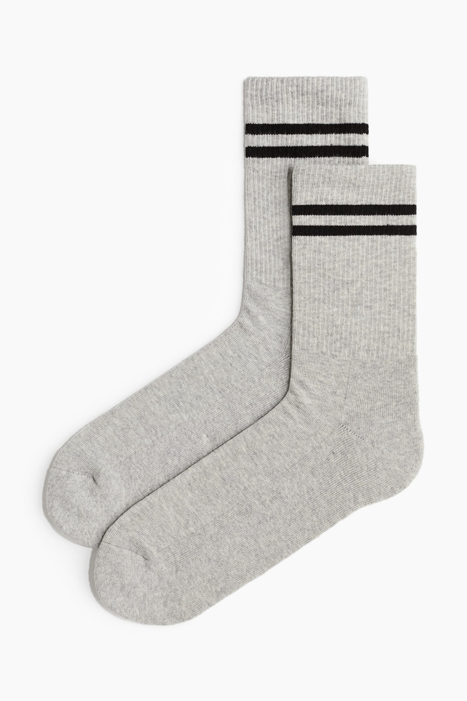 5-pack socks - Grey marl/White/Grey/Beige/Navy blue/Black/Grey/White - 3