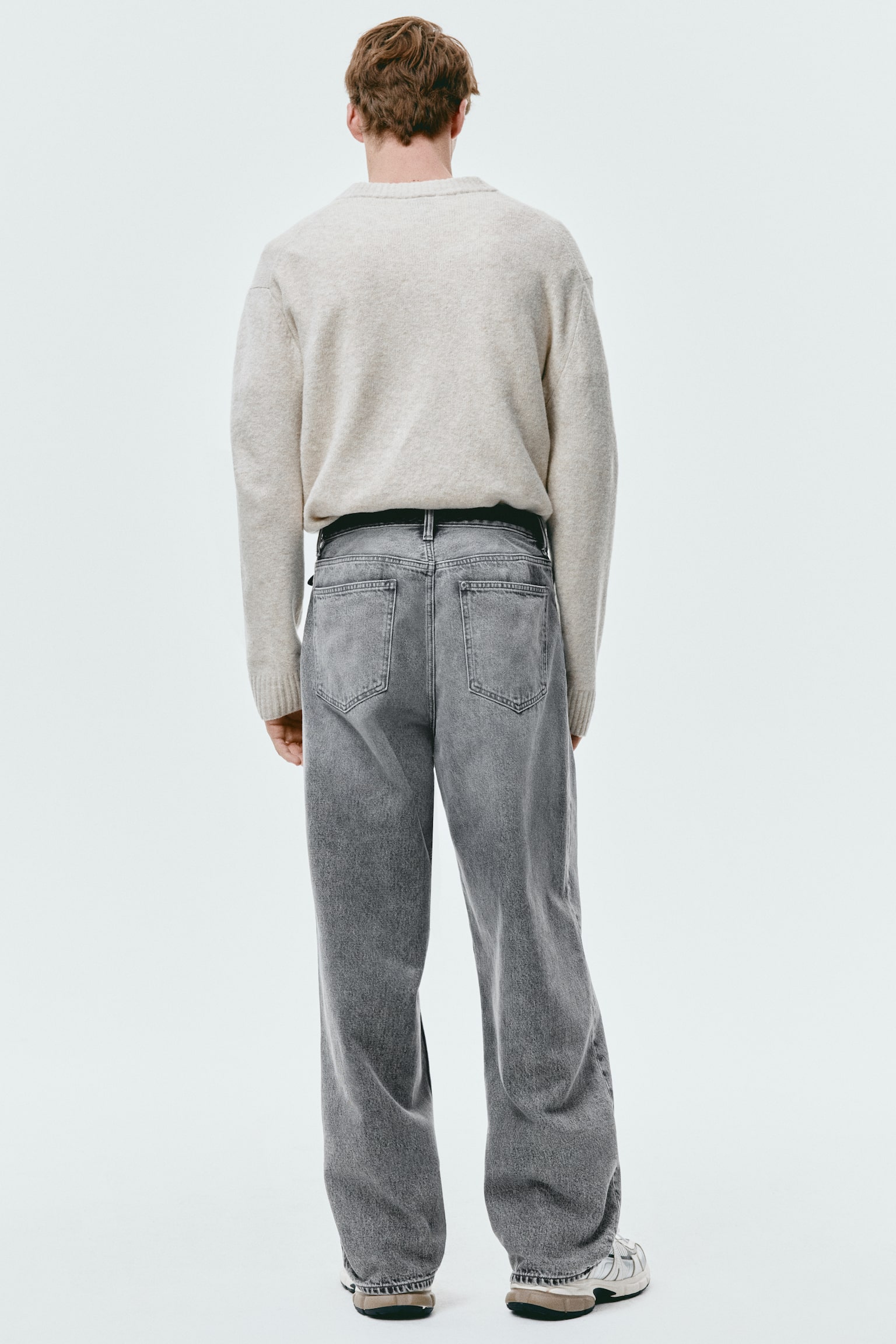 Baggy Jeans - אפור ג'ינס/שחור/כחול ג'ינס כהה/כחול ג'ינס/Denim blue - 3