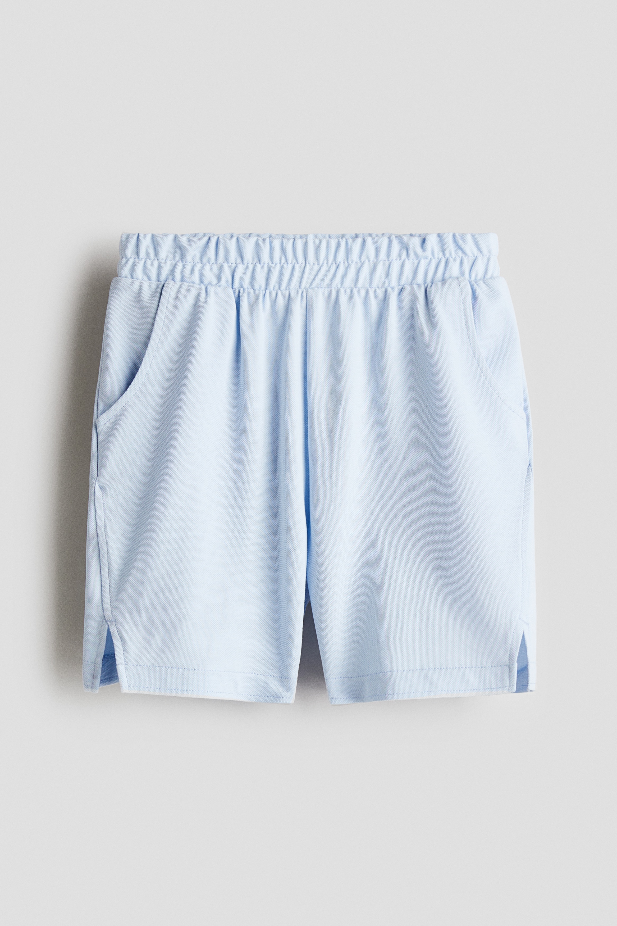 COOLMAX® Piqué shorts - Blue/White