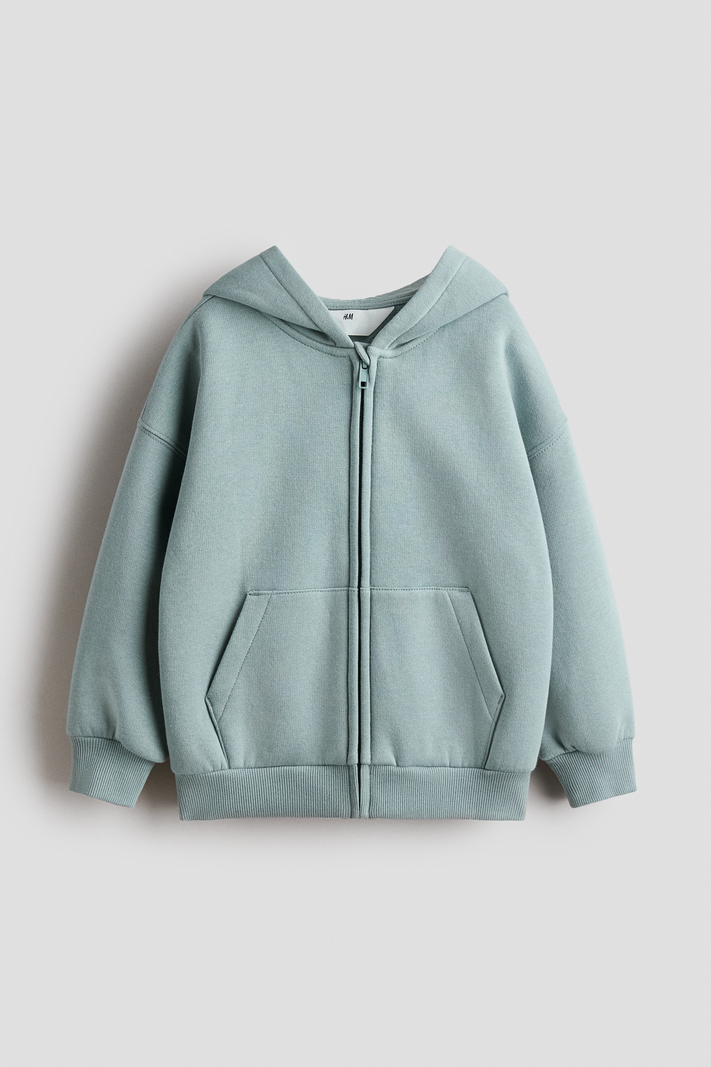 H & M - Oversized Hoodiejacke - Türkis - Kinder