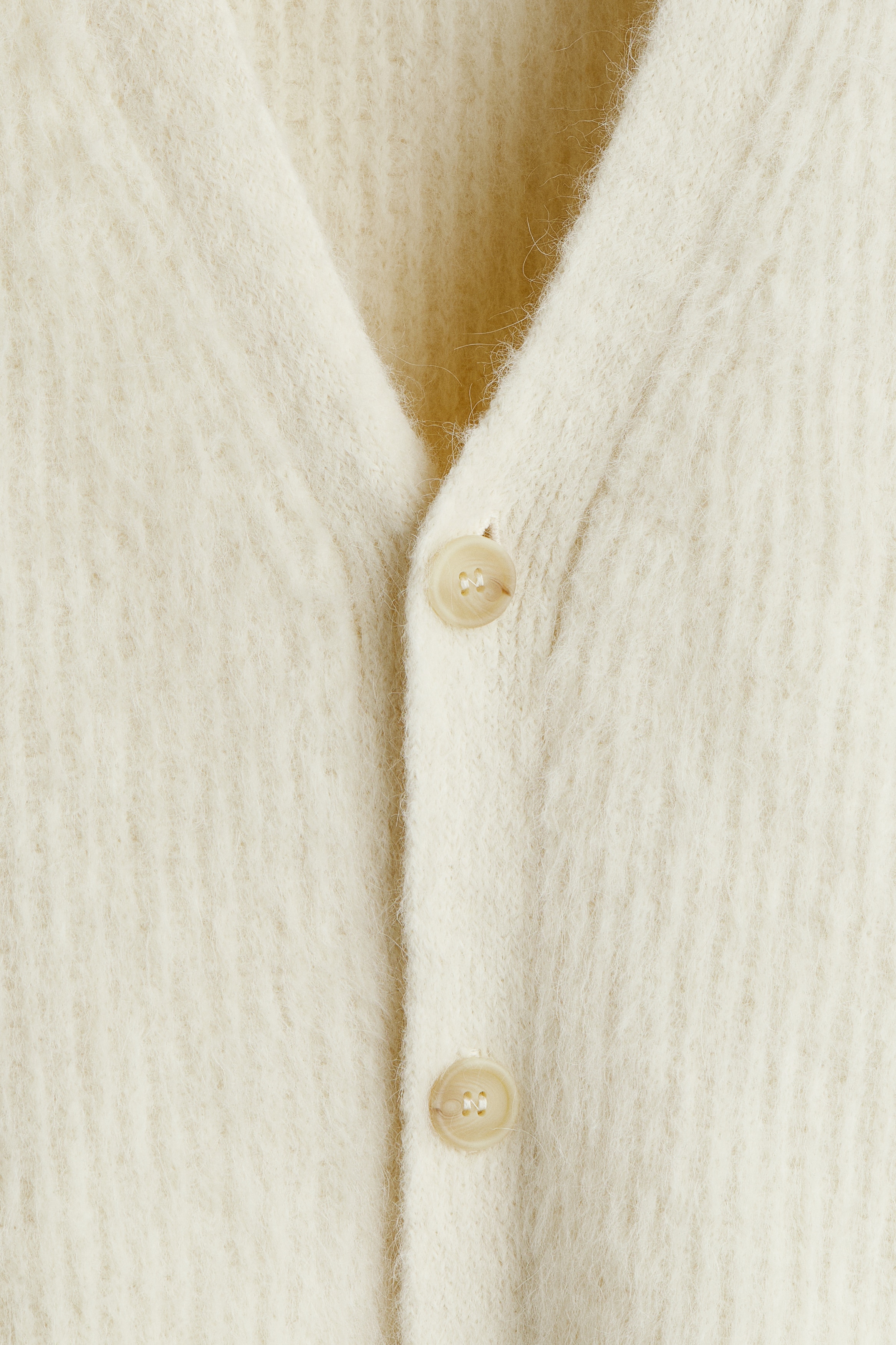 Loose Fit Alpaca-blend cardigan
