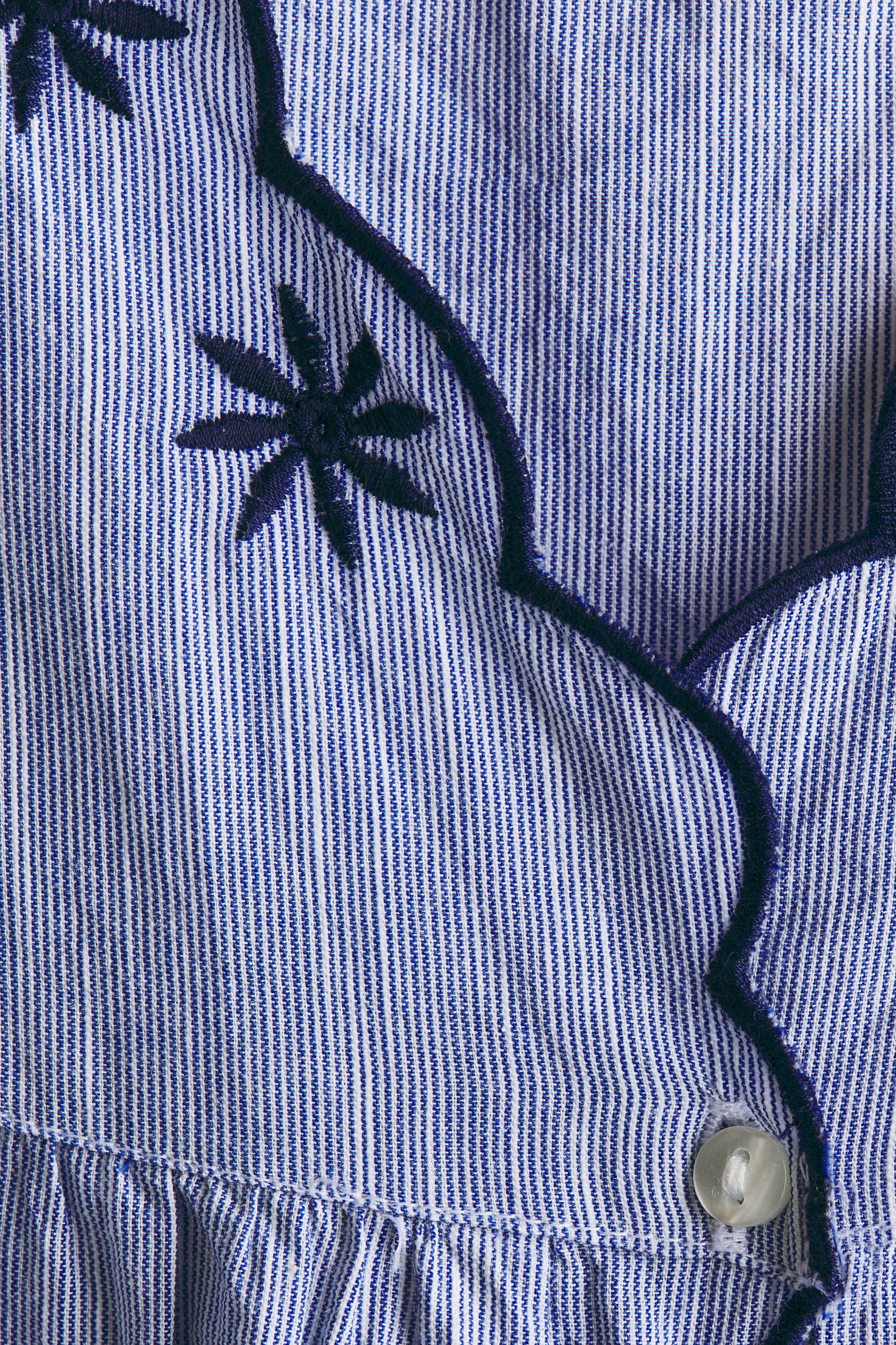 Детские блузки H&M Embroidered-Detail Cotton Blouse — фото 2