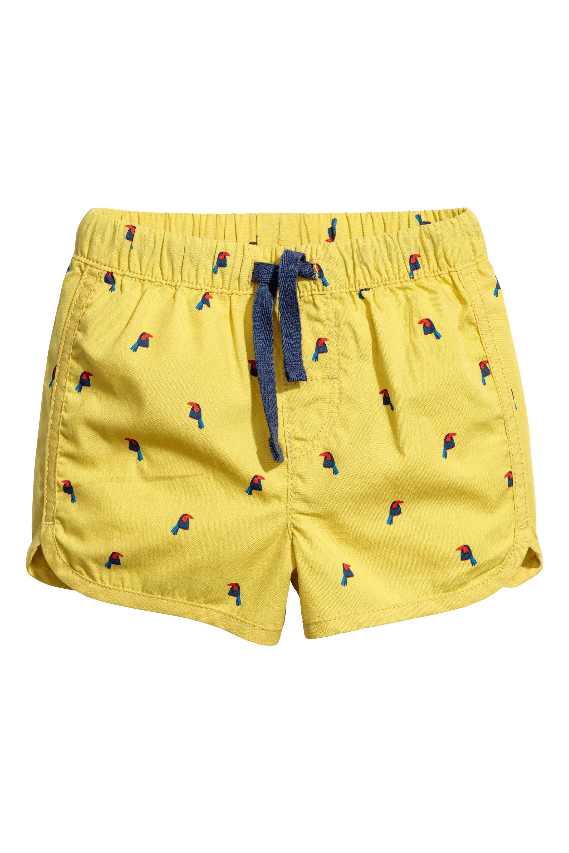 Näytä suurempi kuva: Puuvillashortsit - Keltainen - Kids | H&M FI 1