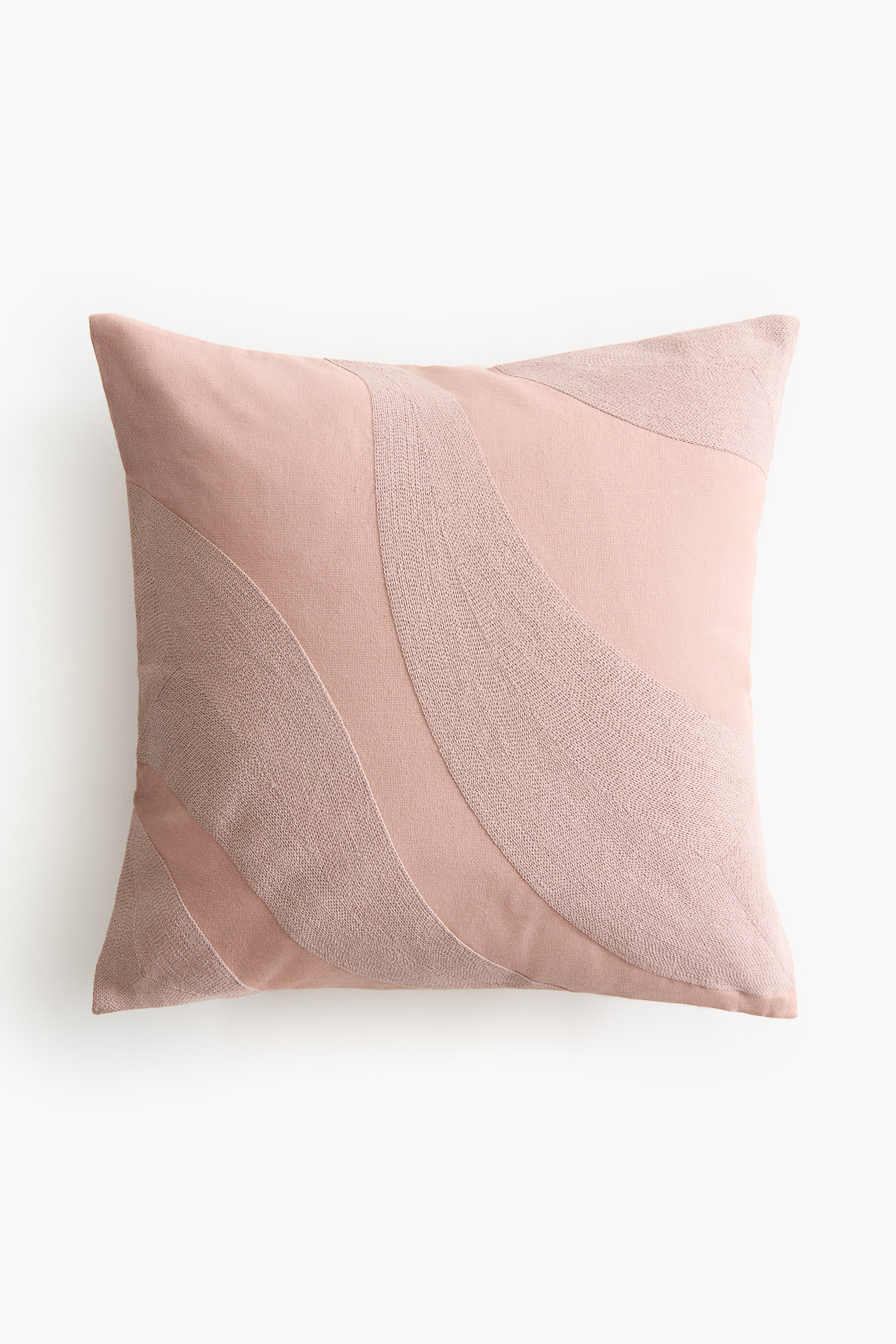 View larger image: Embroidered Cushion Cover - Light dusty pink - Home All | H&M CA 2