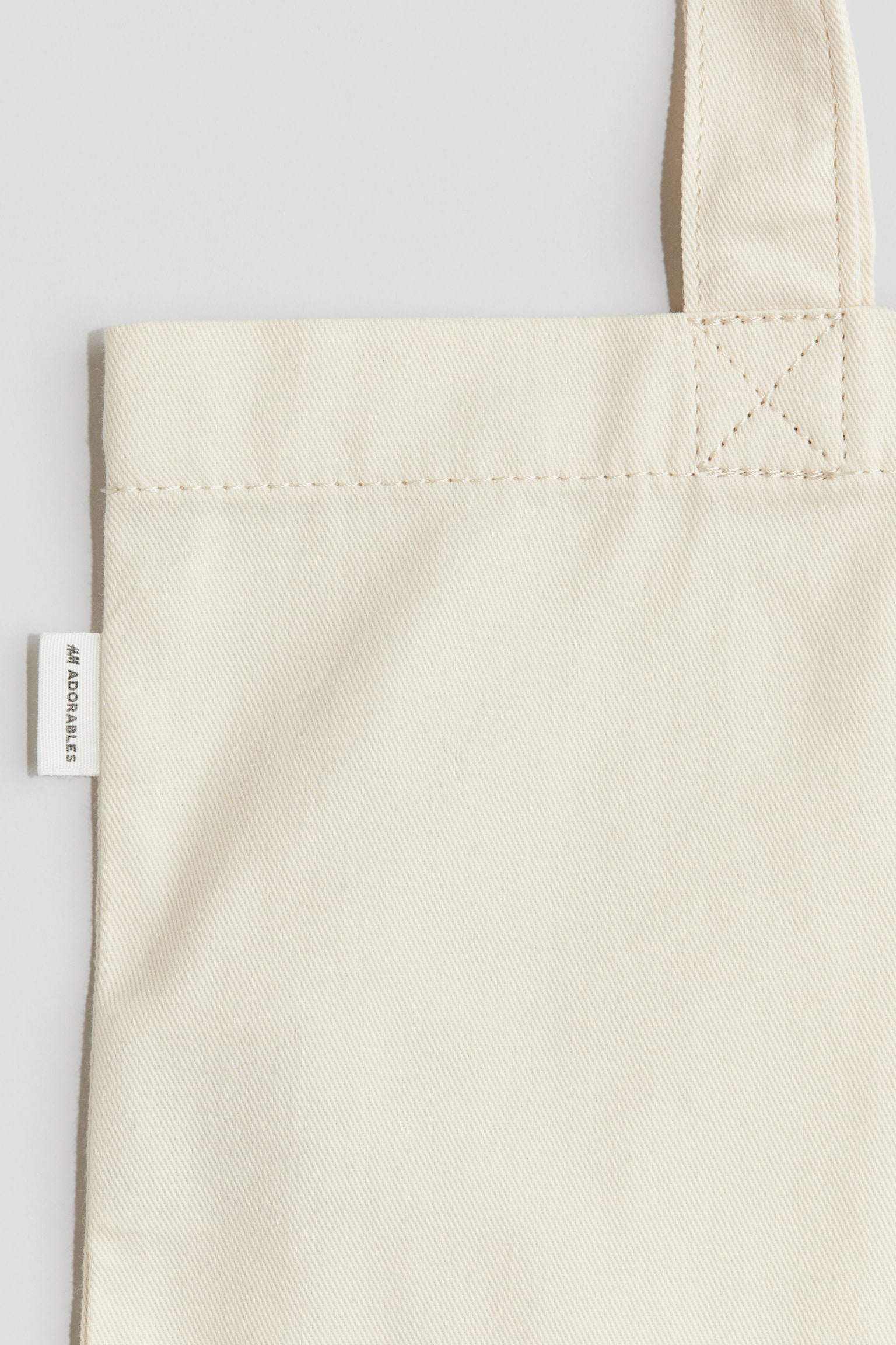 Cotton tote bag - Cream - 2