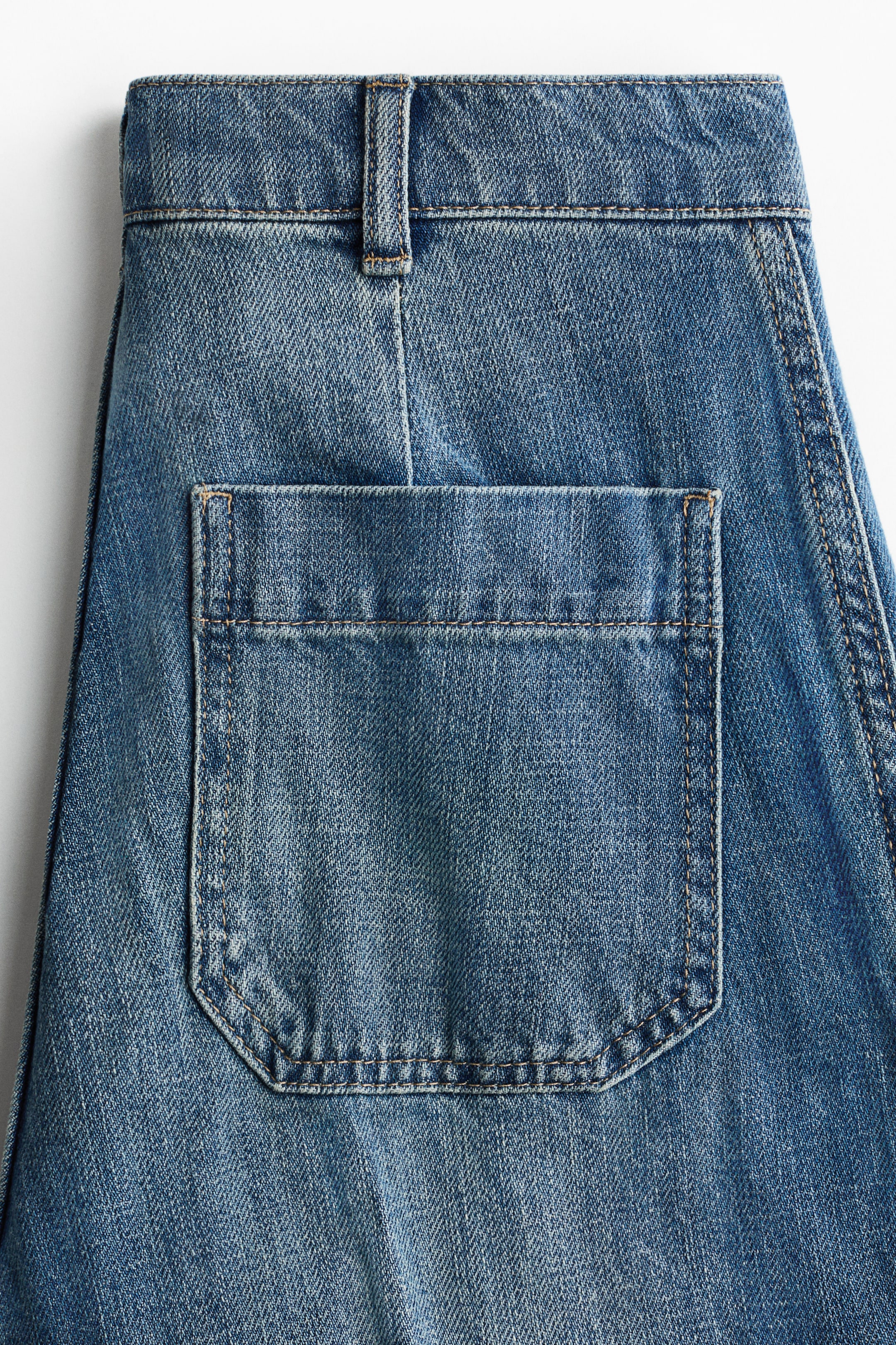 Jean droit taille haute