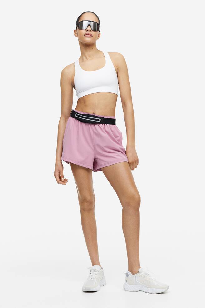 DryMove™ Sports shorts - Pink/Black/White - 6