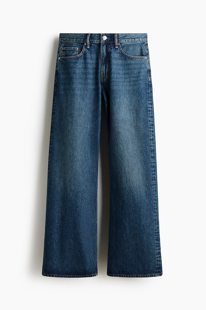 Relaxed Bootcut Jeans - Dunkles Denimblau/Denimschwarz/Denimgrau/Helles Denimblau/Ausgewaschenes Schwarz/Denimgrau/Helles Denimblau - 1