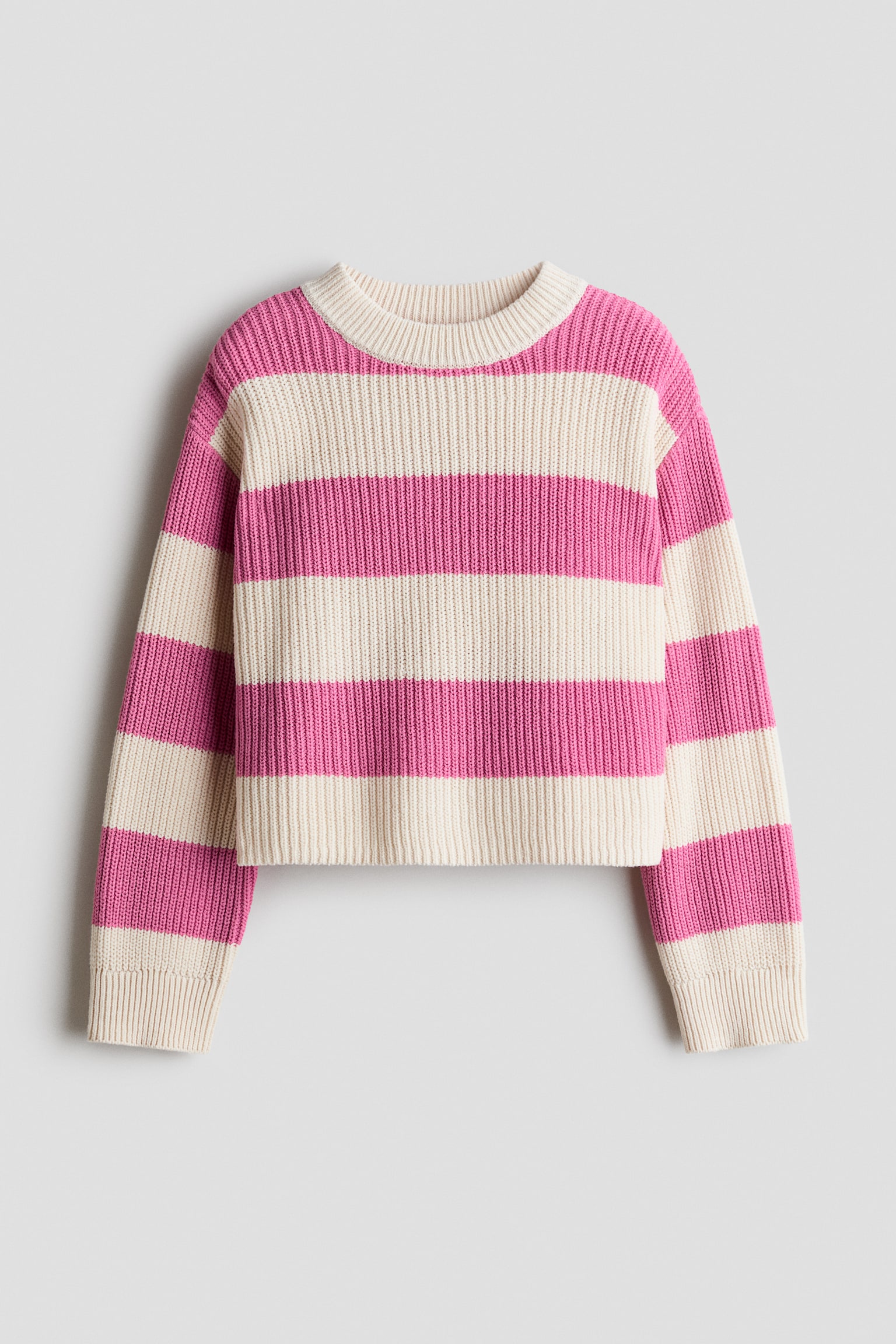 Cotton-blend jumper - Pink/Striped/White/Black striped/Light beige/Striped/Black/Striped/Dusty purple/Light blue/Striped - 2