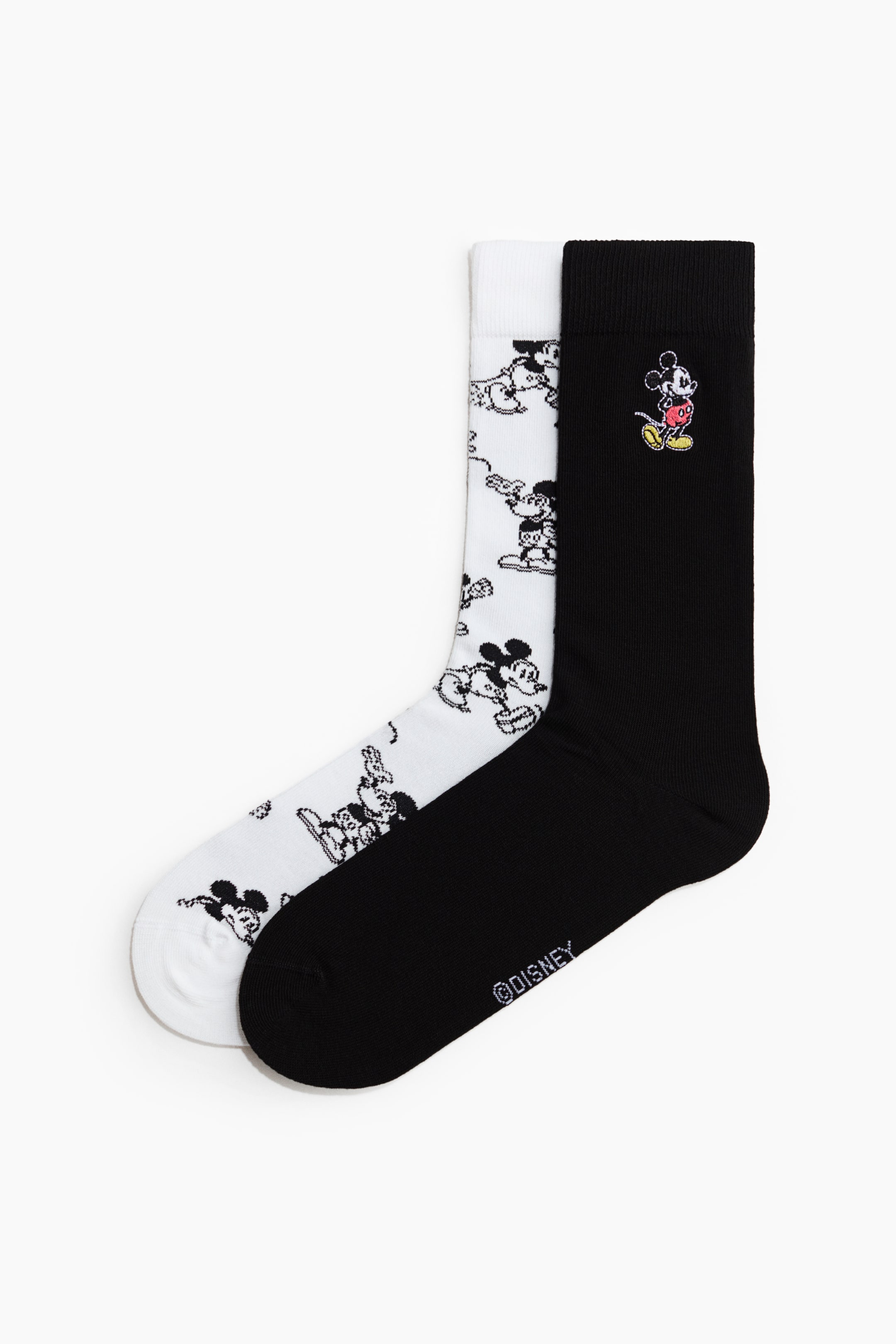 View larger image: 2-Pack Socks - Black/Mickey Mouse - Men | H&M US 1