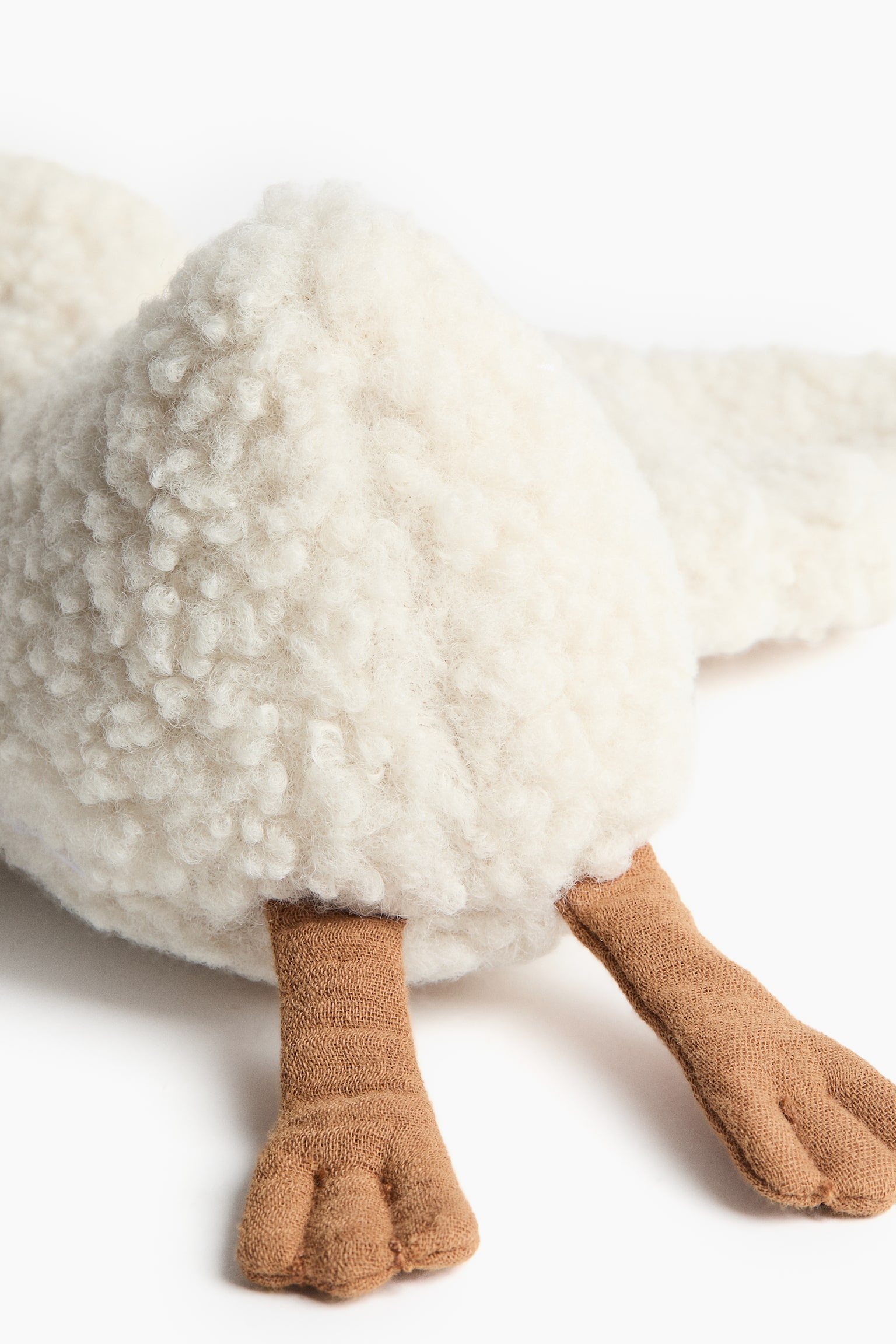 Bird soft toy - Light beige/Duck - 3