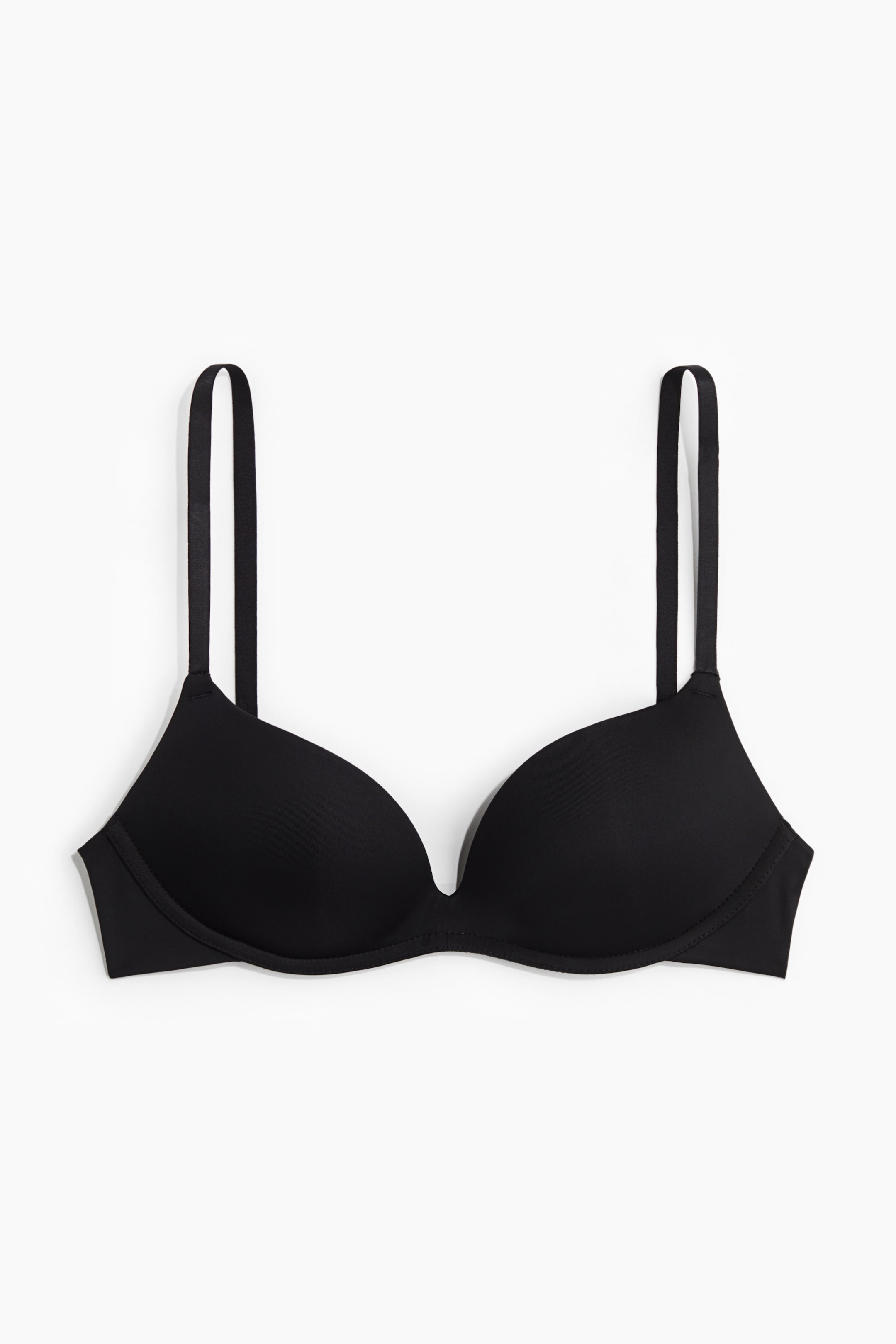 Soft-Cup Microfiber Push-Up Bra