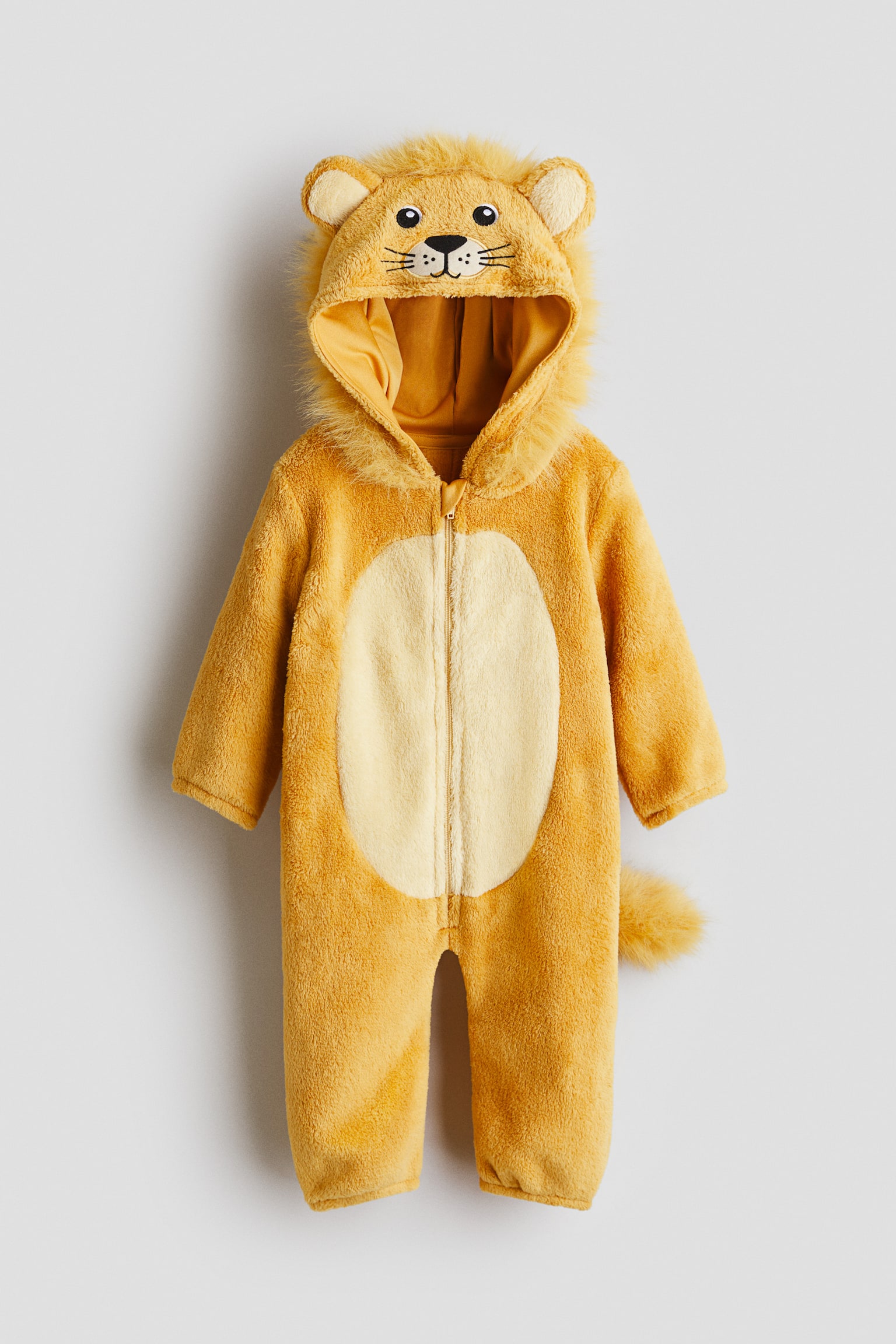 Fancy dress costume - Yellow/Lion/Green/Crocodile/Yellow/Lion/Grey/Koala/Light grey/Wolf/Green/Dinosaur/White/Unicorn/Beige/Leopard print - 2