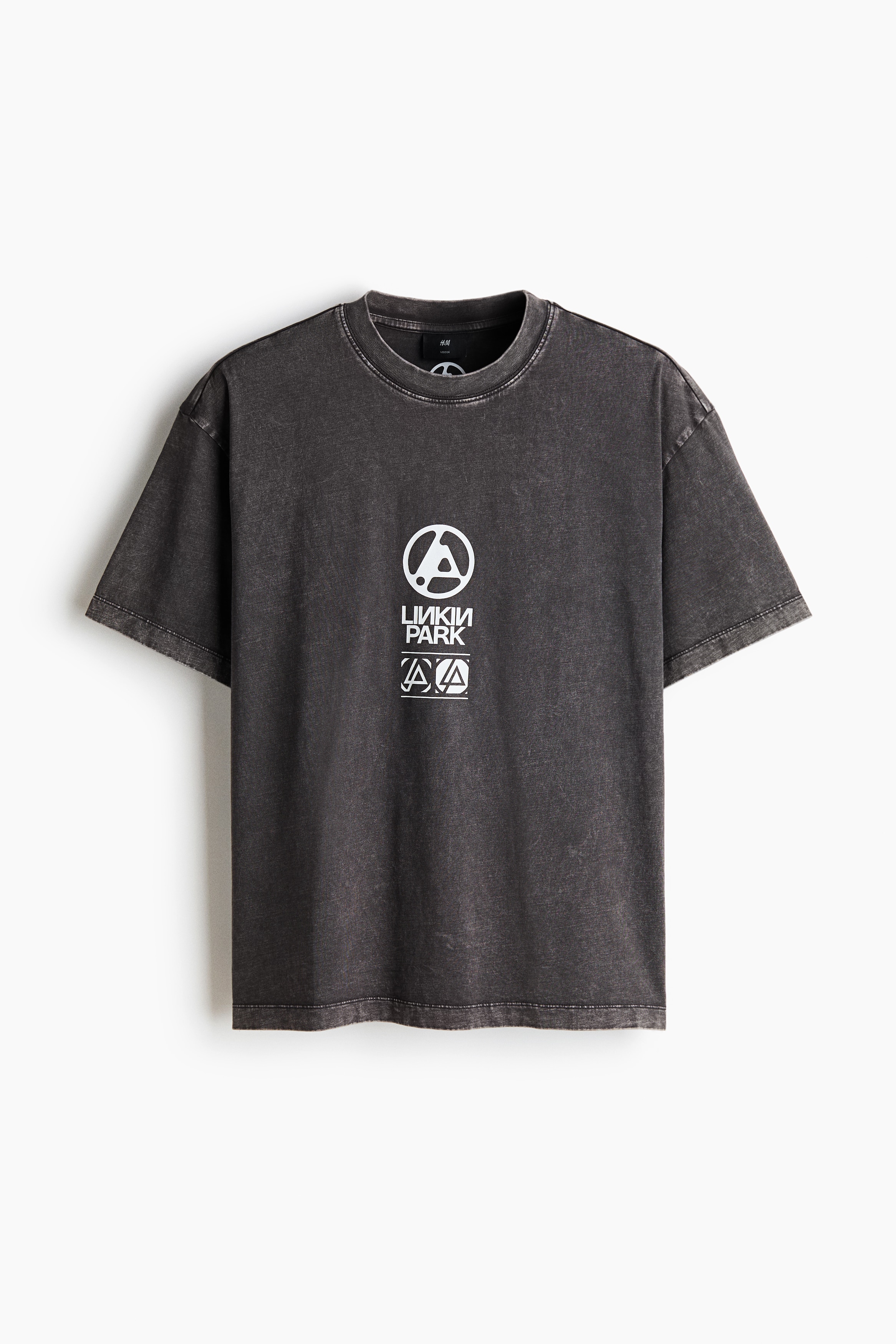 Loose Fit Printed T-shirt - Grey/Linkin Park/Black/Yungblud Idols
