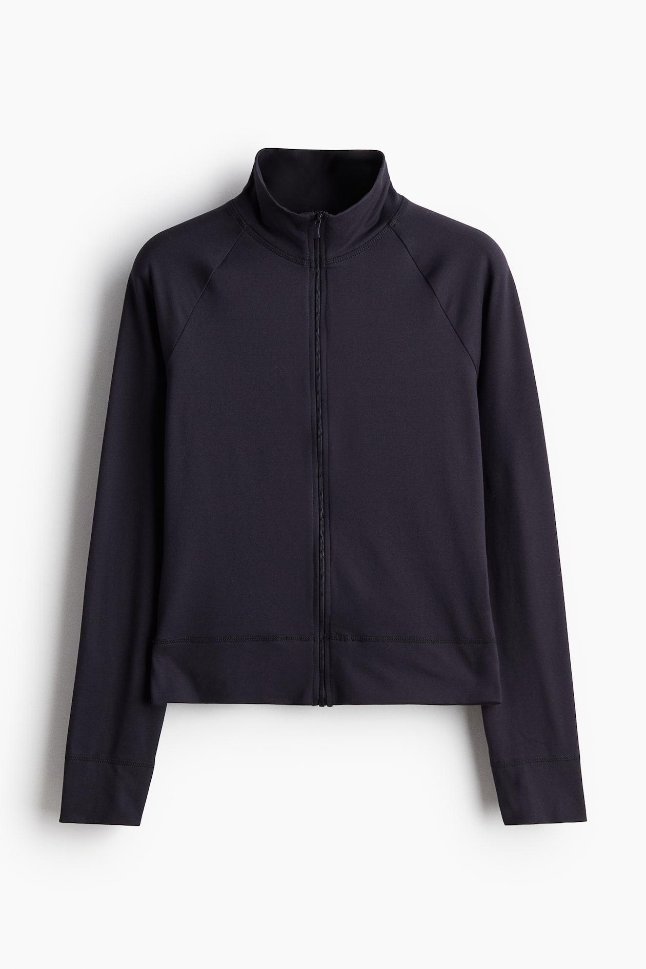 Veste / Gilet Zippé H&M Noir & Blanc à Rayures - Taille 36/38 - Occasion En Parfait État
