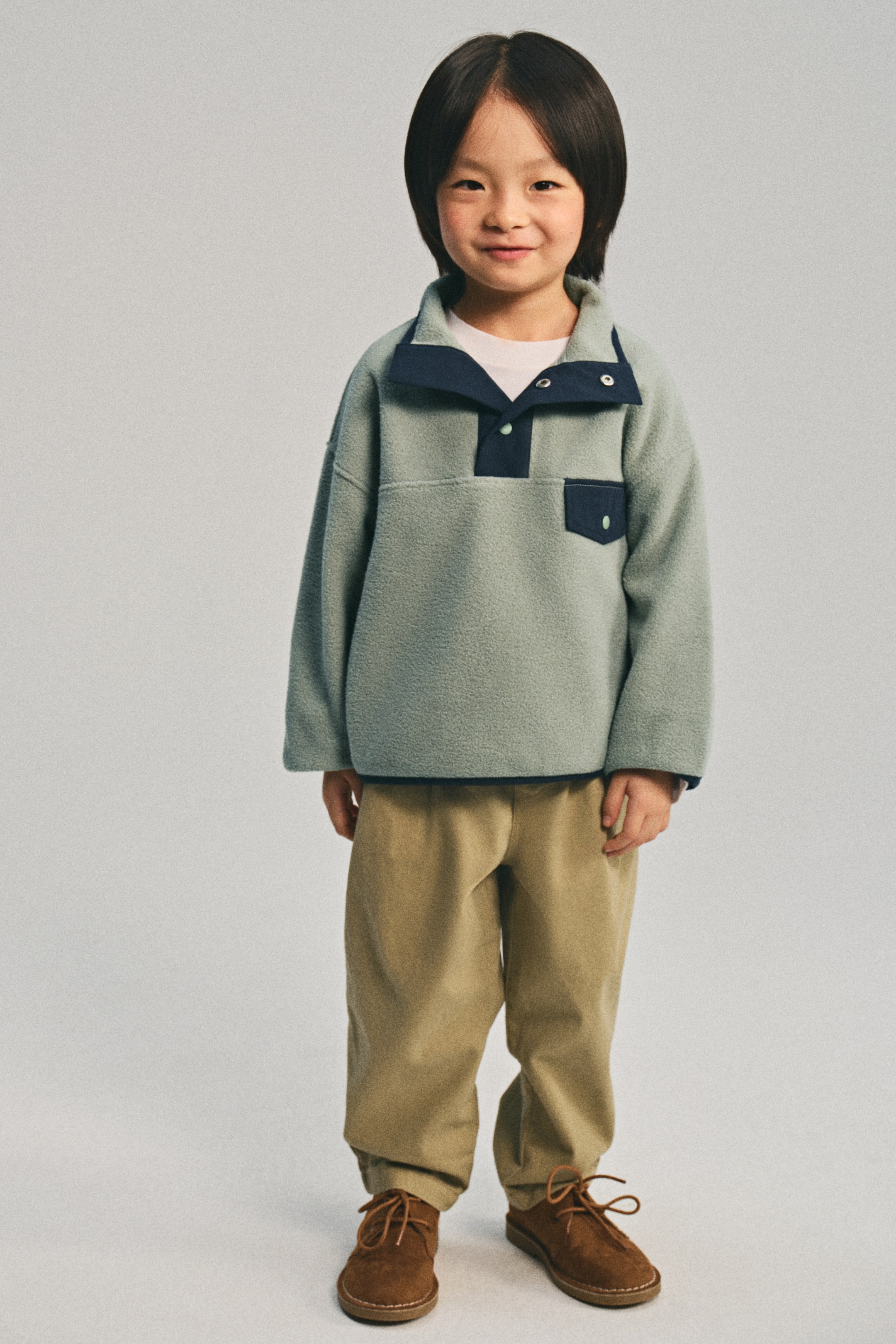 拡大画像を表示: テディトップス - ライトダスティグリーン | H&M JP 3