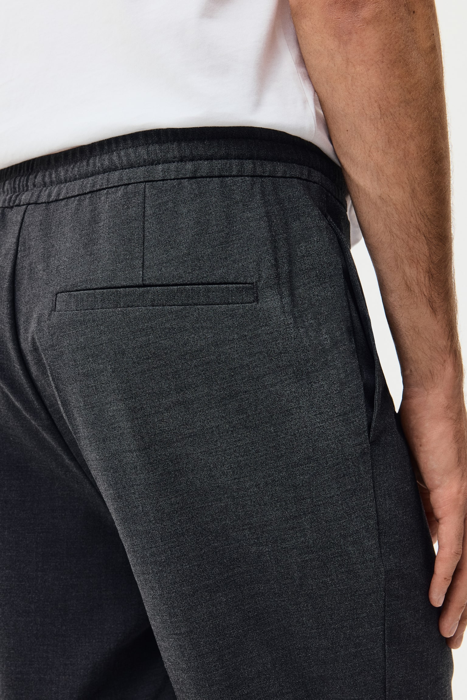 Slim Fit Tailored joggers - Dark grey/Dark blue/Black - 5