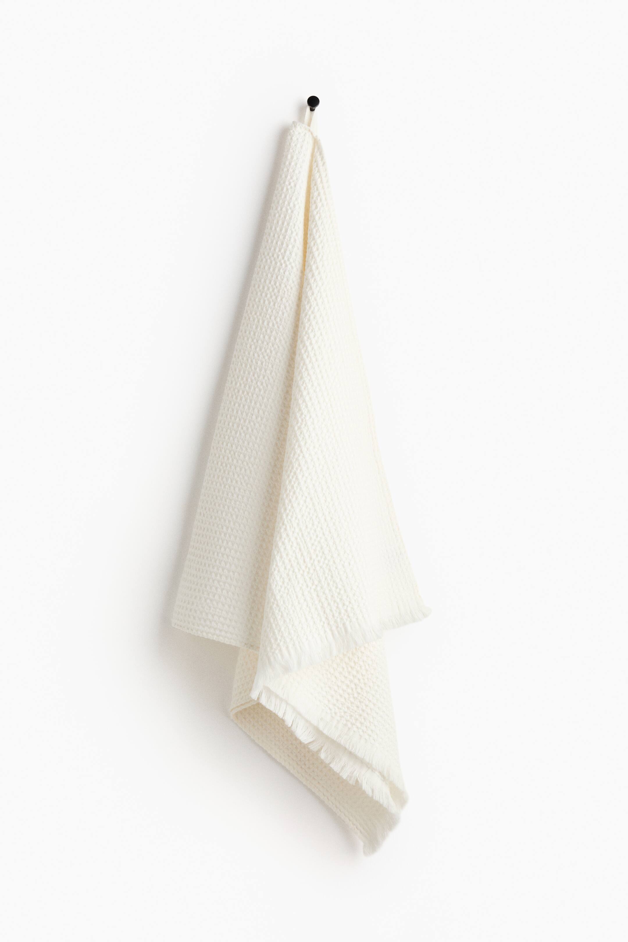 View larger image: Waffled bath towel - White - Home All | H&M IN 1