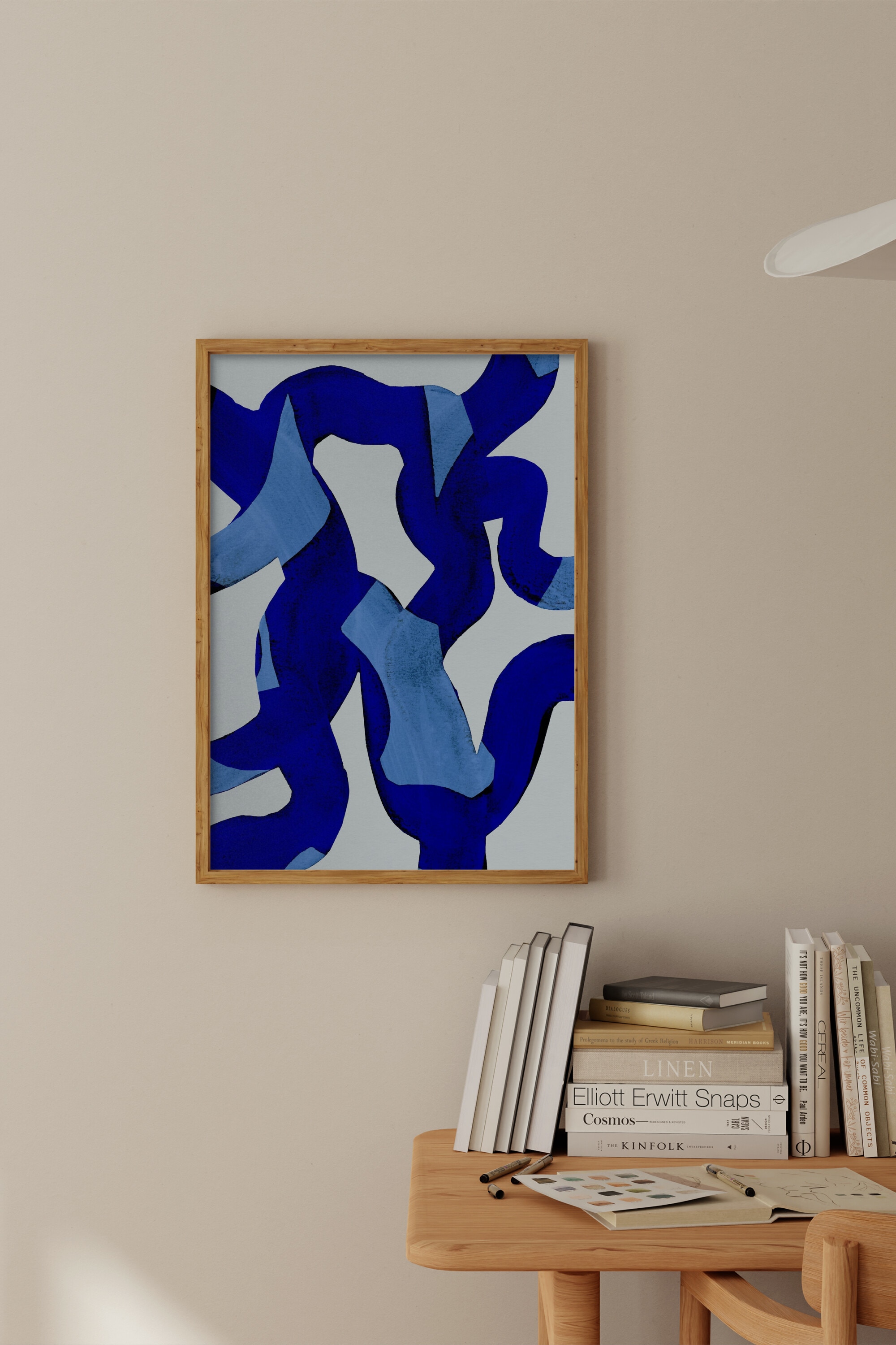 Mareike Bohmer - Abstract Brush Strokes 65x - Veelkleurig