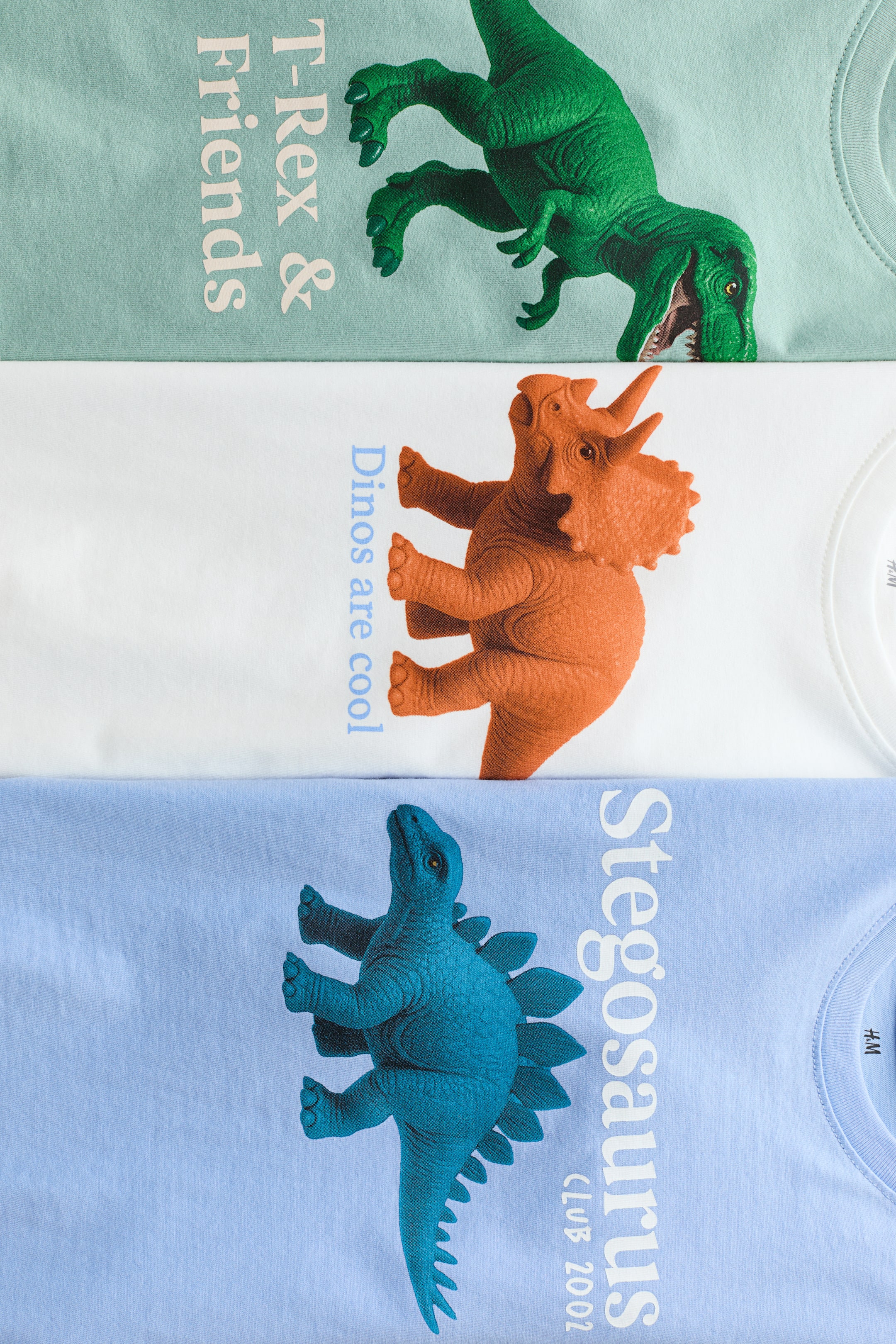 Детские футболки H&M 3-Pack Printed T-Shirts — фото 2
