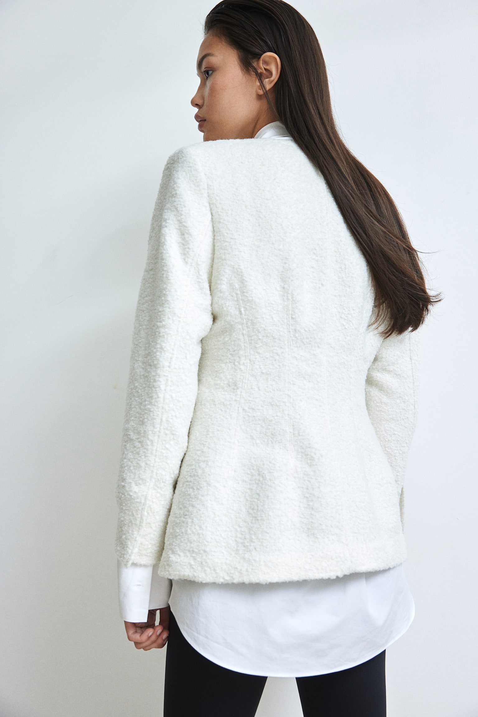 Waisted jacket - White - 4