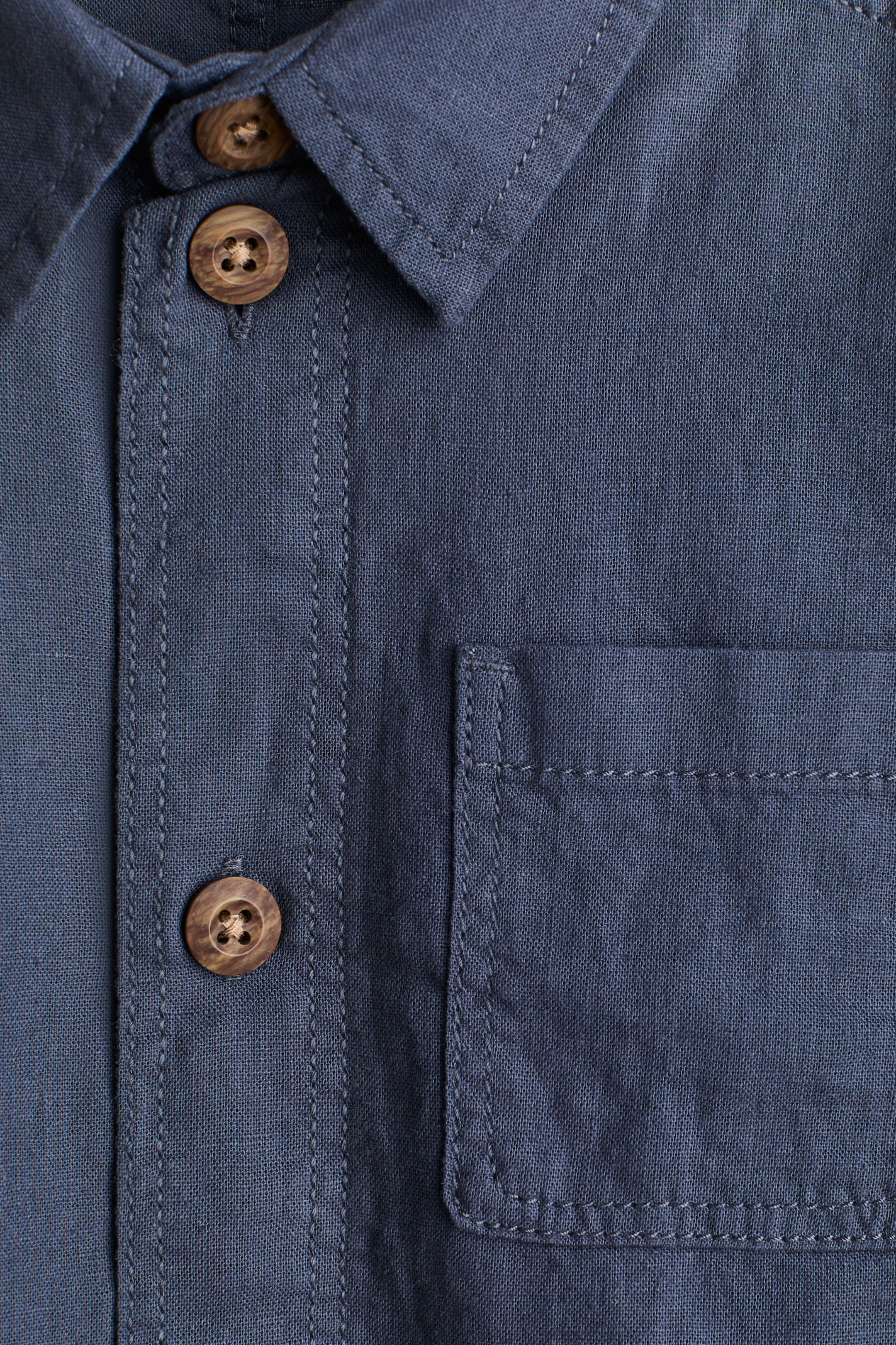Детские топы H&M Linen Overshirt — фото 2