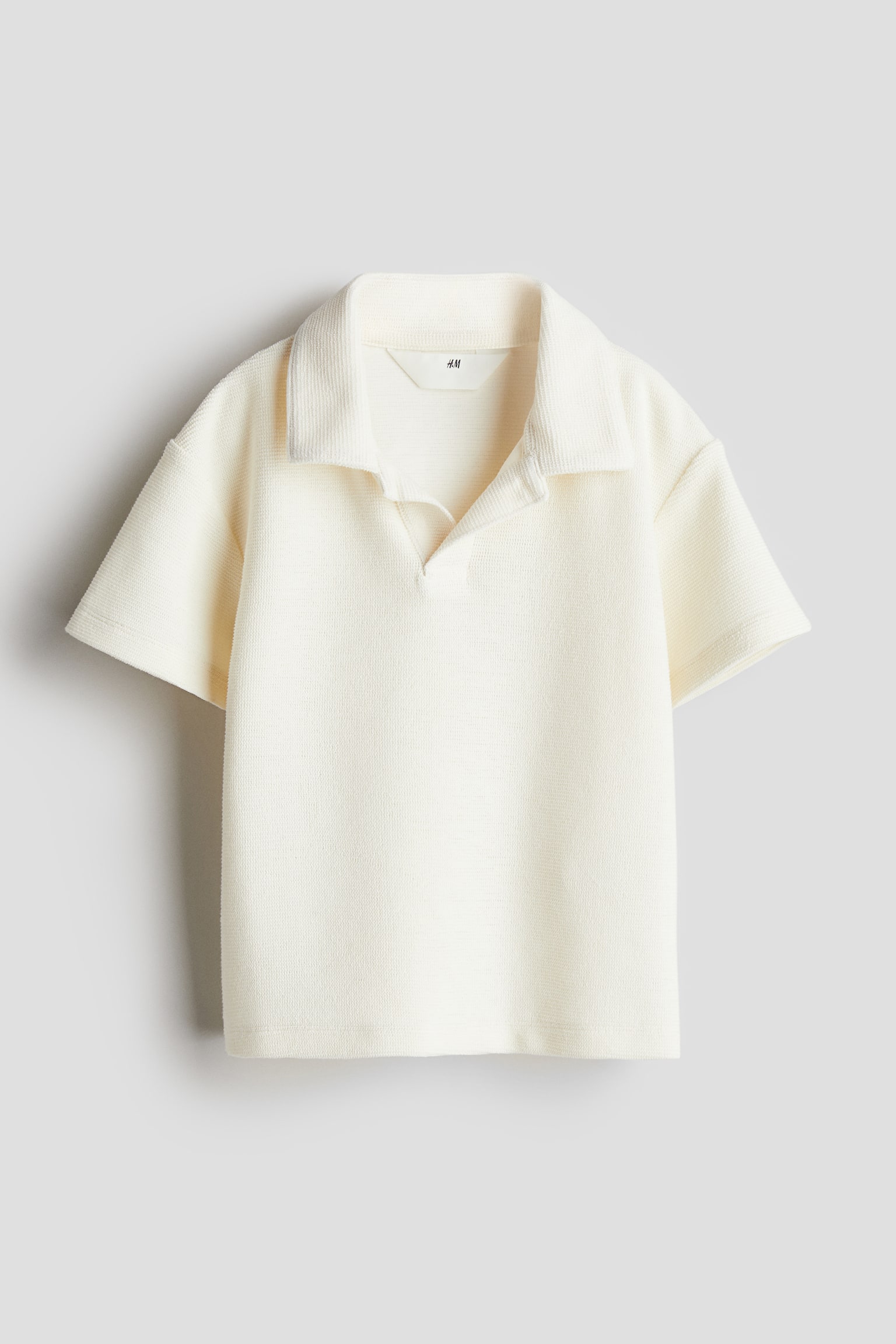 Jersey Polo Shirt - Natural white - 2