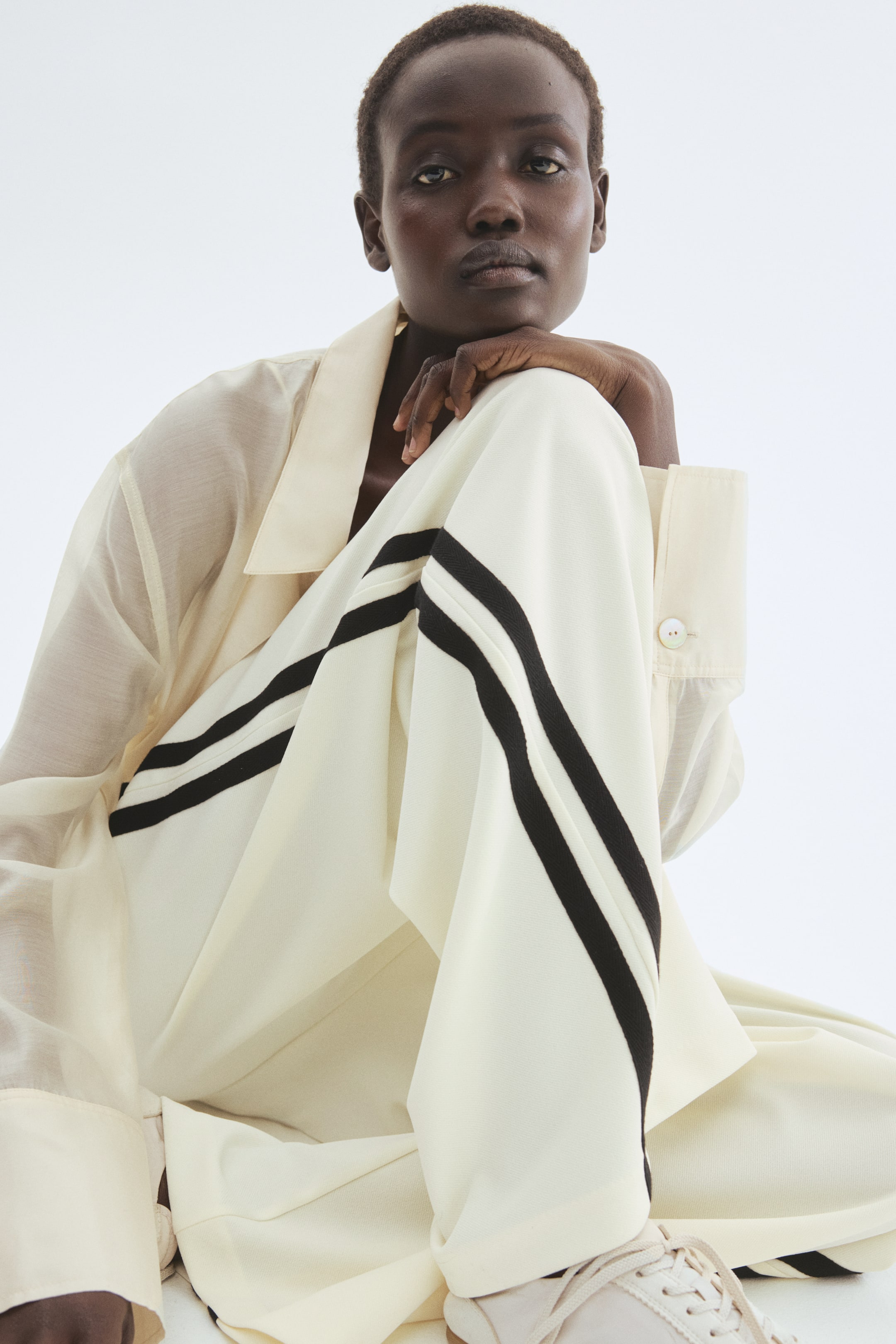 Pantalon chic en jersey